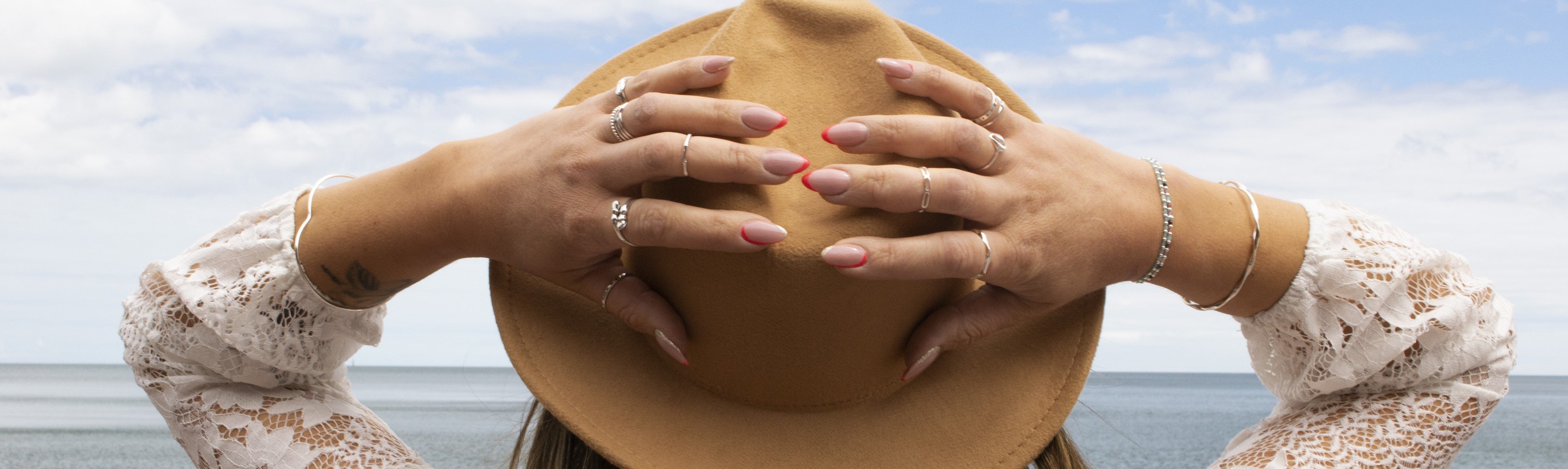 Plain silver rings