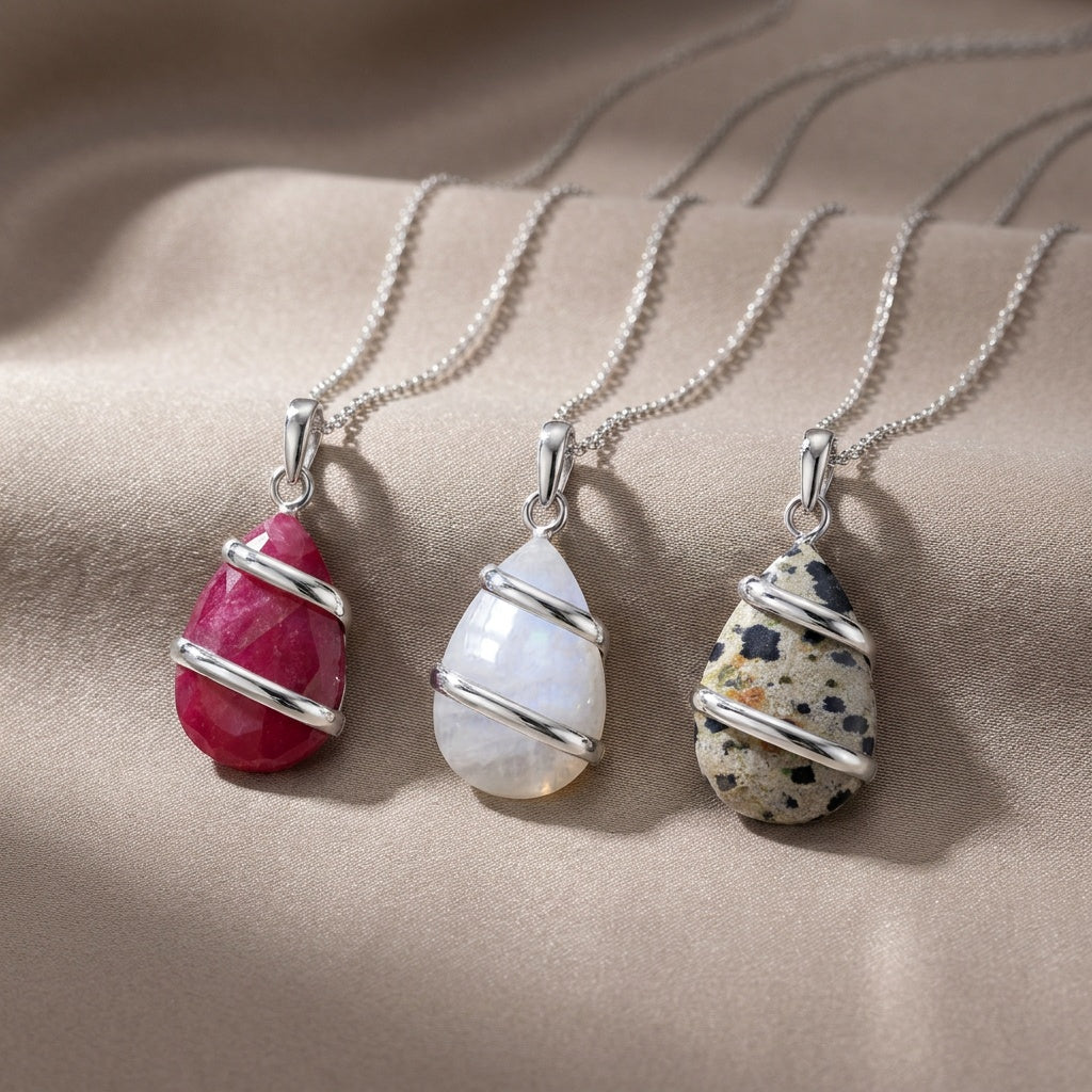 Chunky gemstone sale