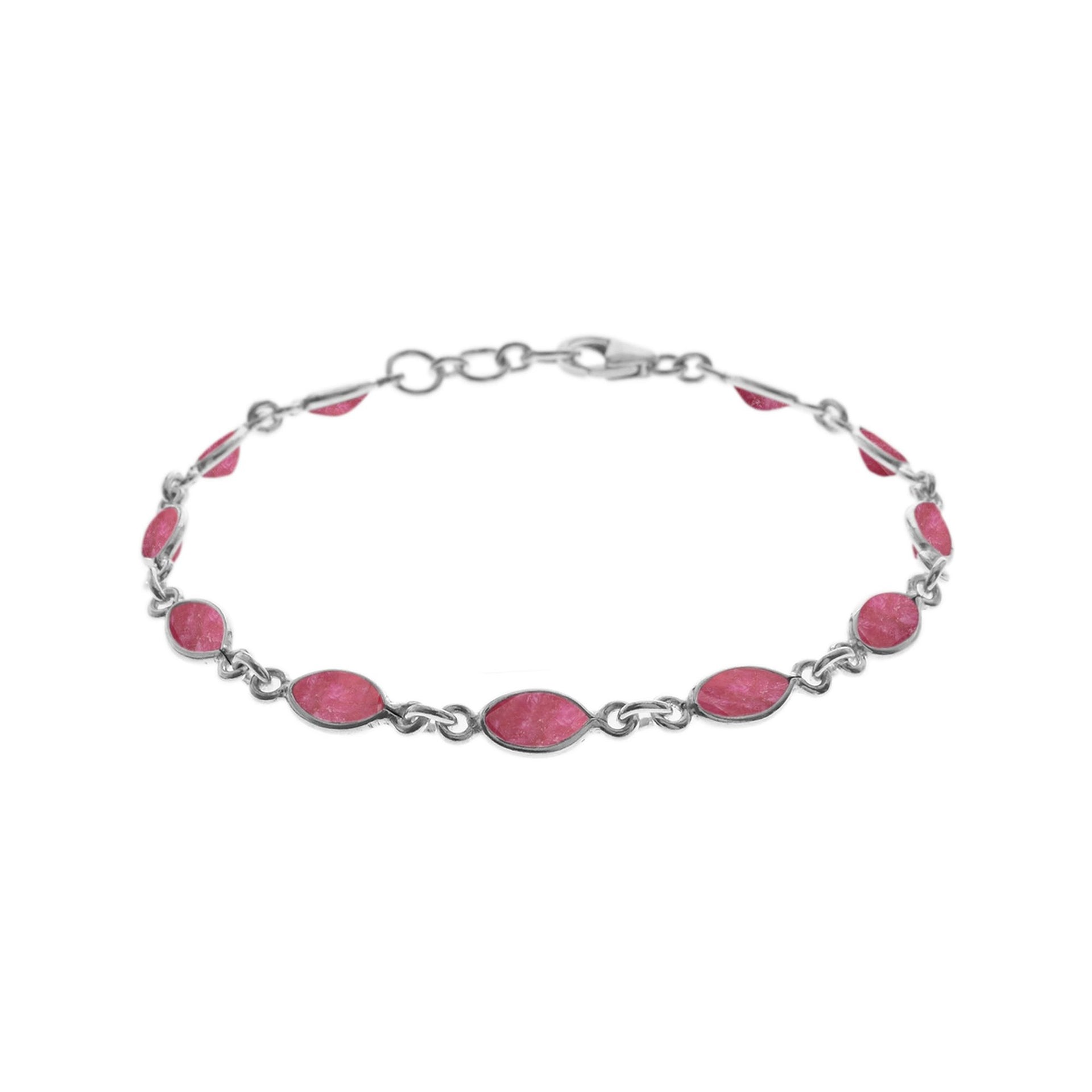 Bridget dainty marquis ruby quartz bracelet
