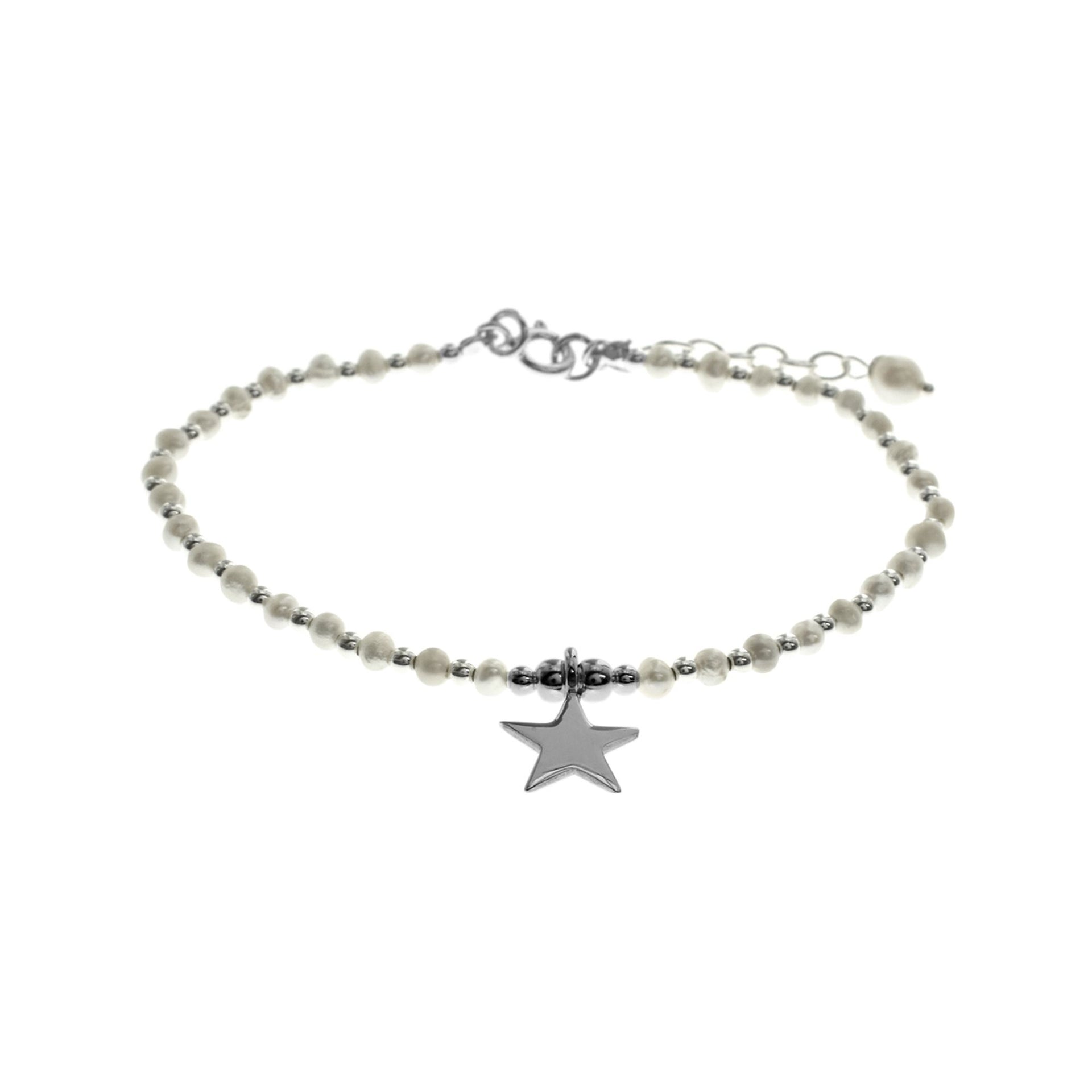 Elsie pearl bracelet with star charm