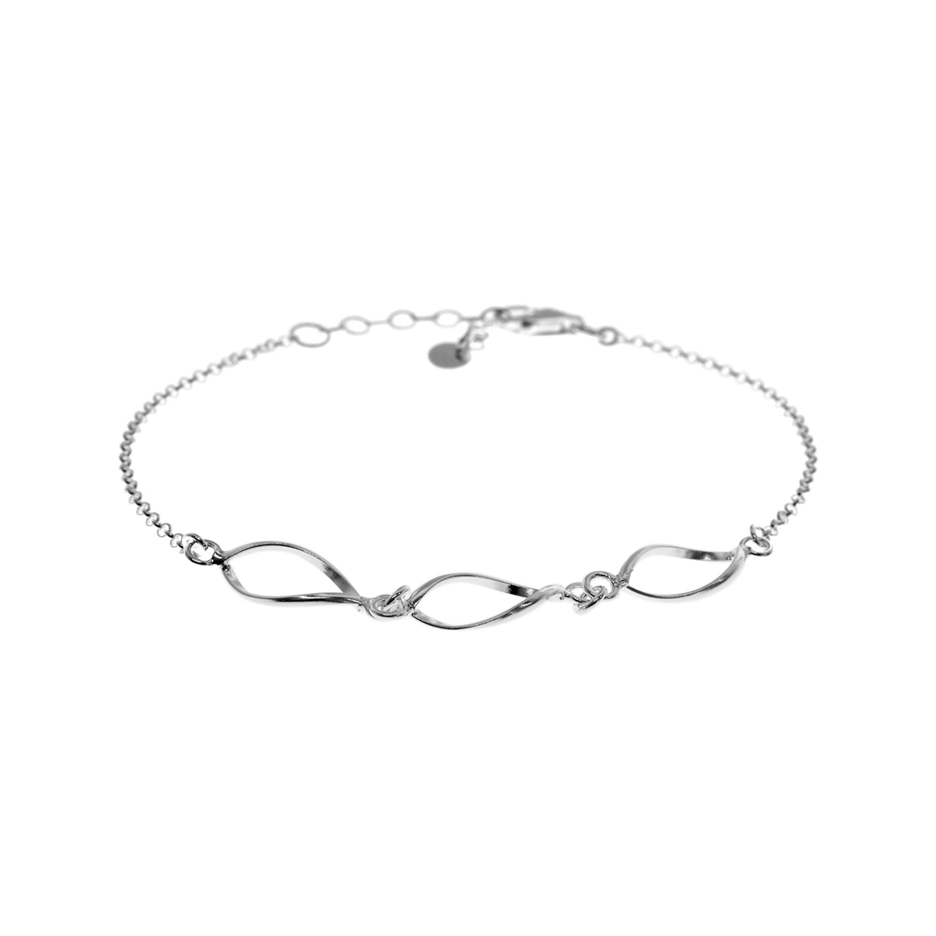 Phoebe triple twist bracelet