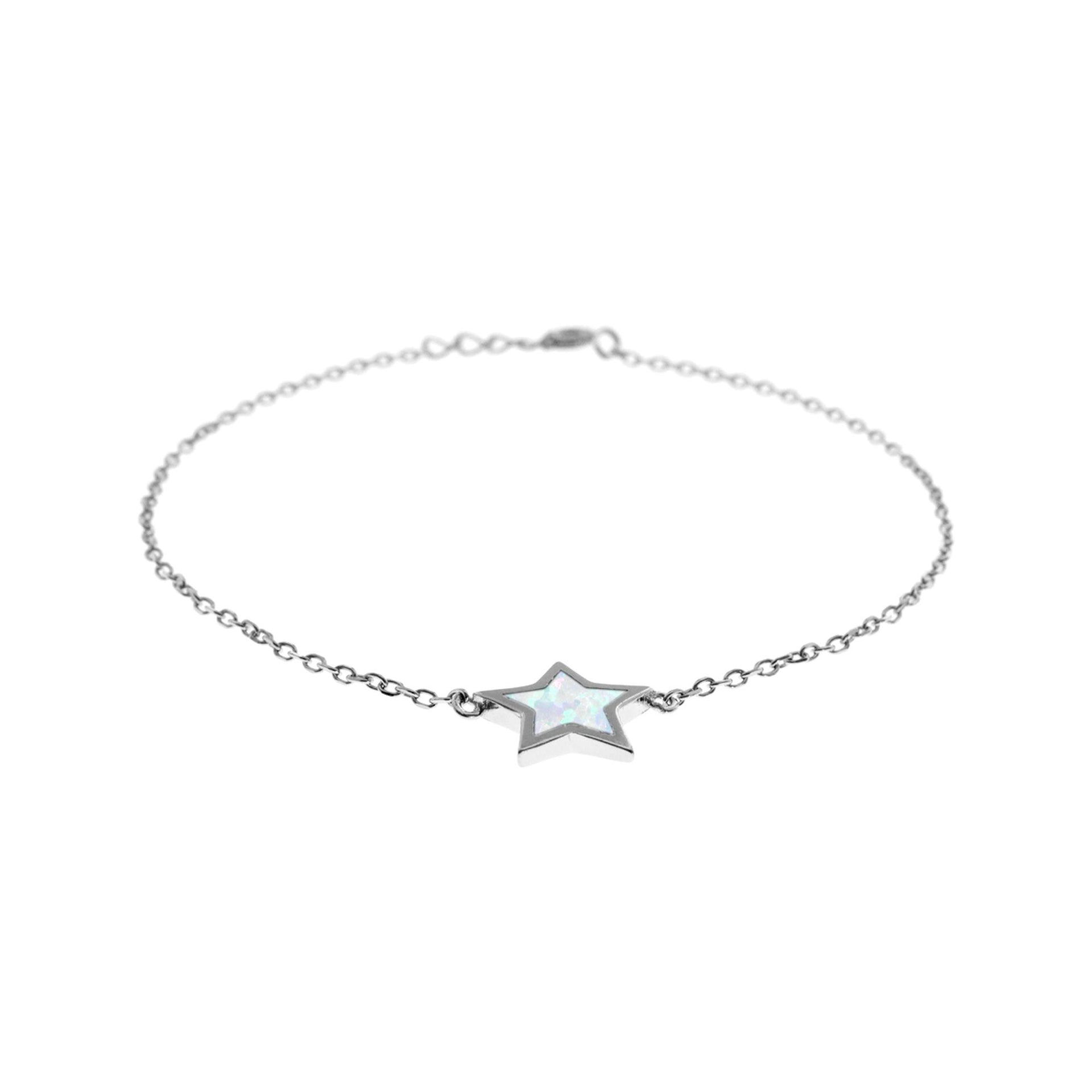 Diana white star chain bracelet
