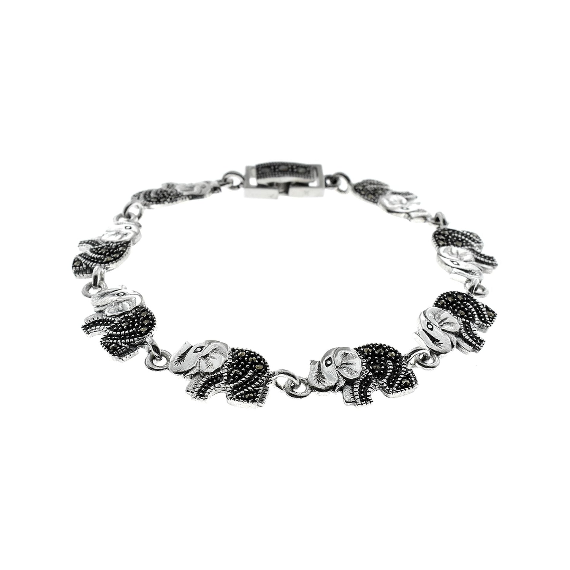 Chloe marcasite elephant bracelet