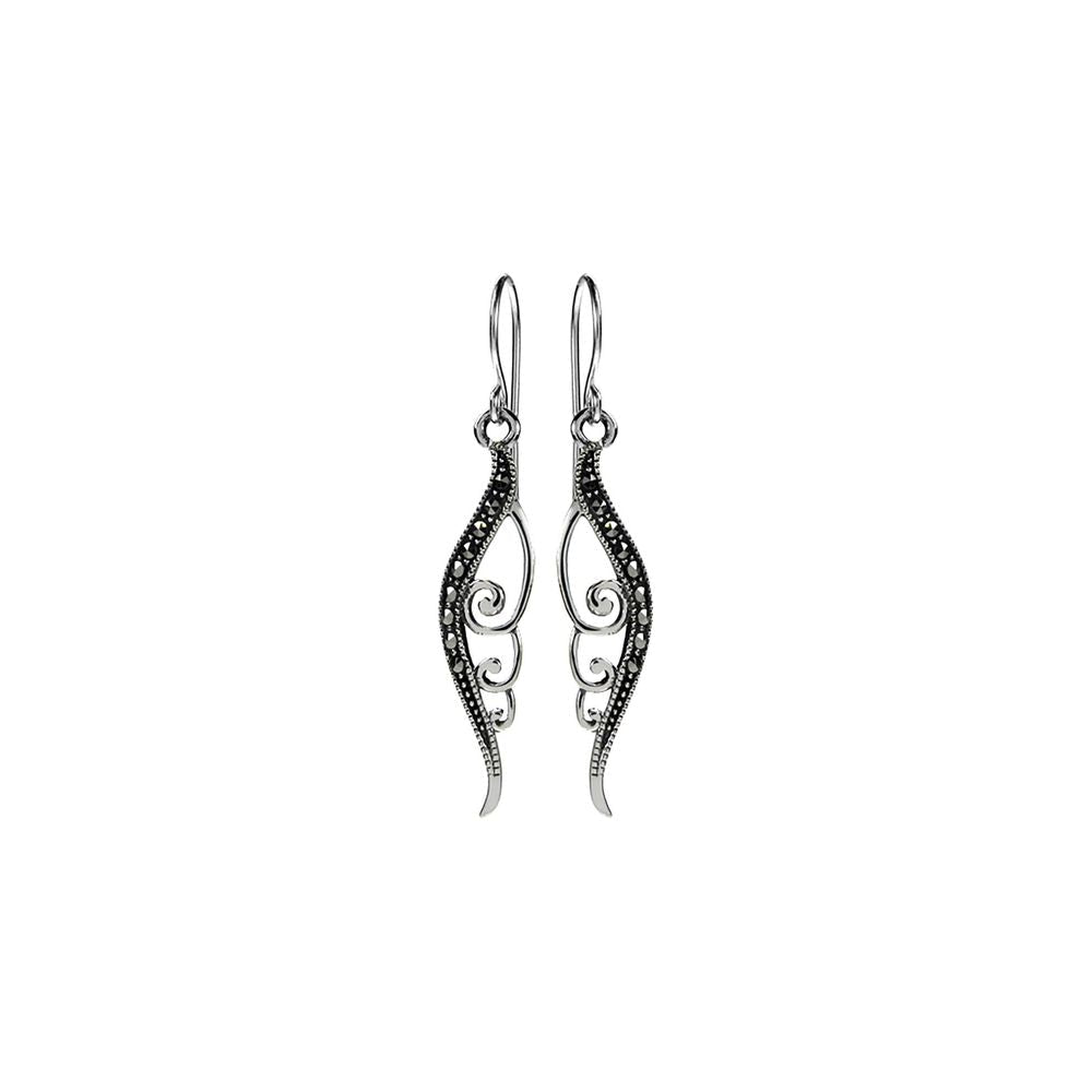 Lottie swirly earrings