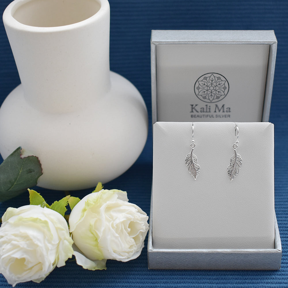 Matilda feather earrings