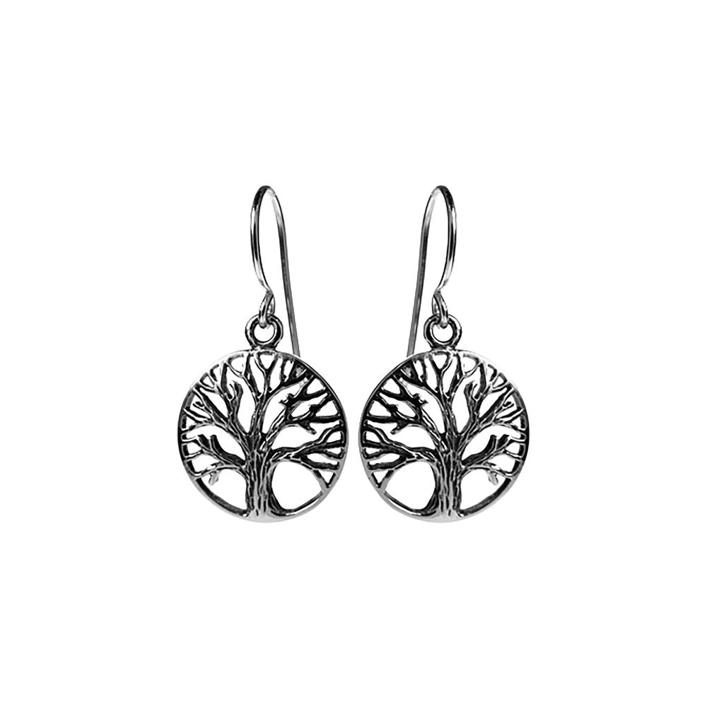 Anya encircled tree of life earrings