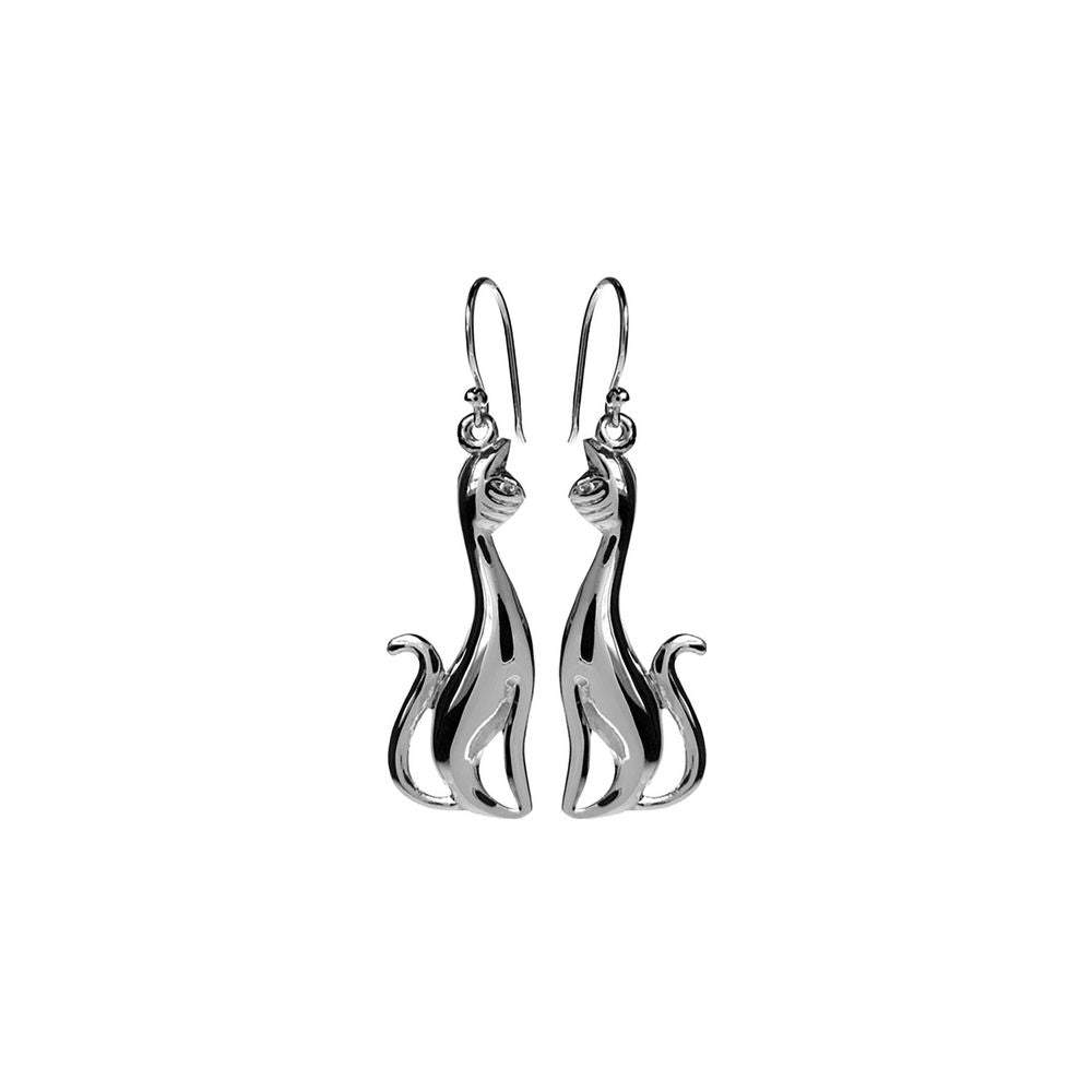 Anya tall cat earrings