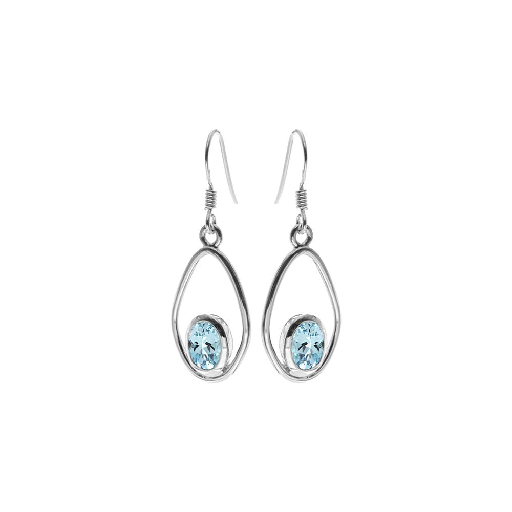 Amy blue topaz soft diamond halo