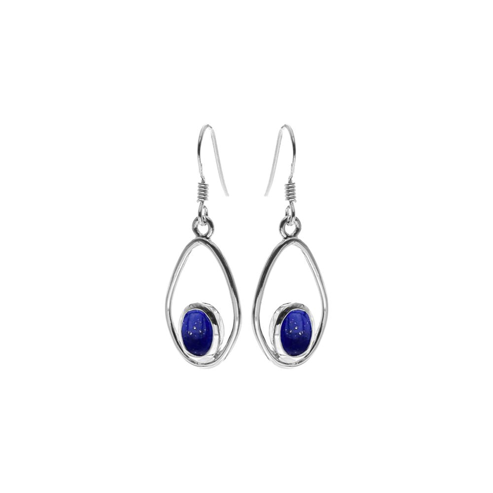 Amy lapis lazuli soft diamond halo