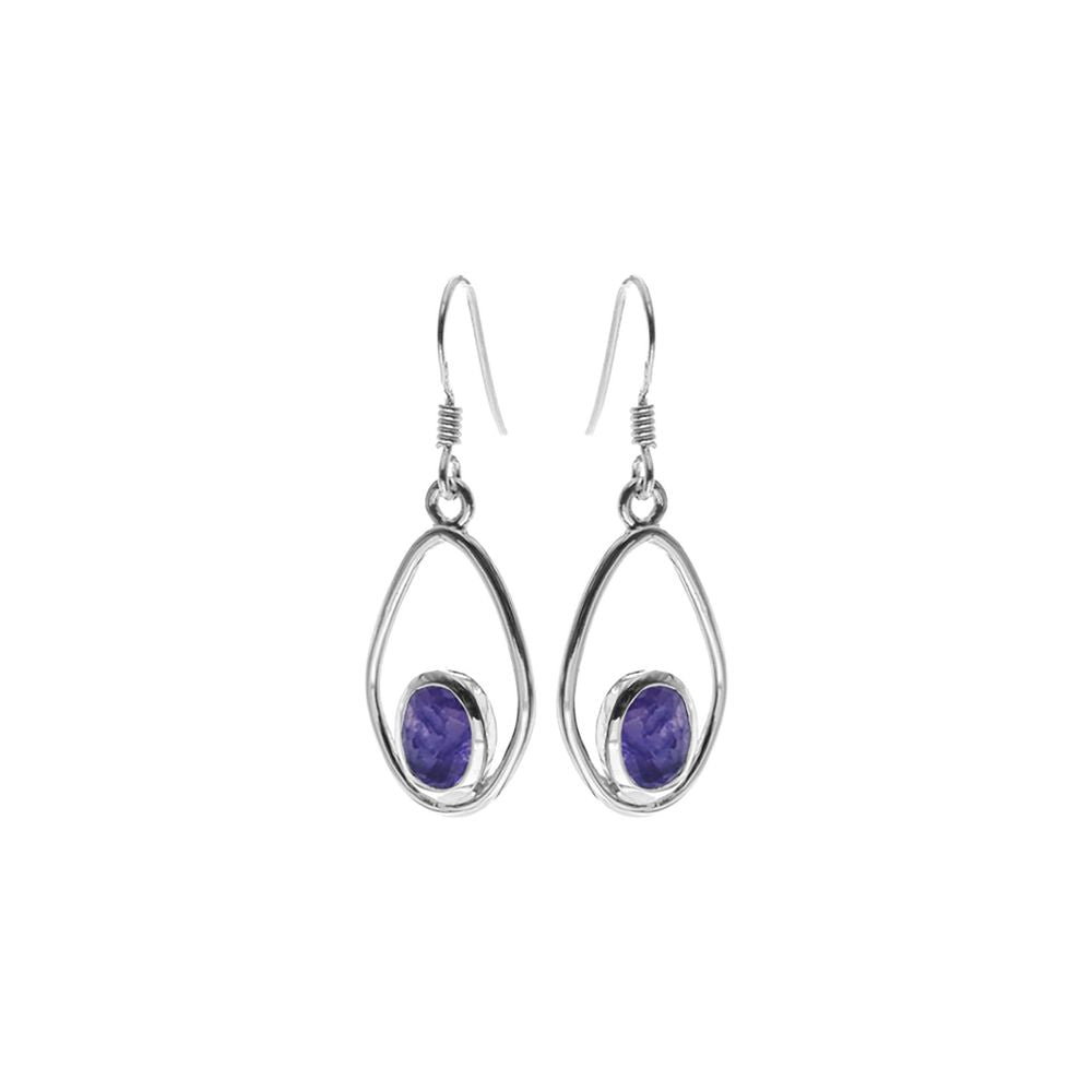 Amy sapphire quartz soft diamond halo