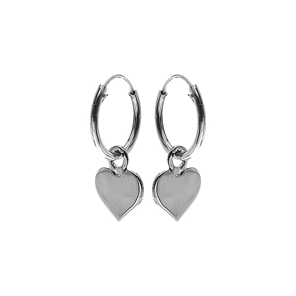 Amora hanging heart motif sleepers