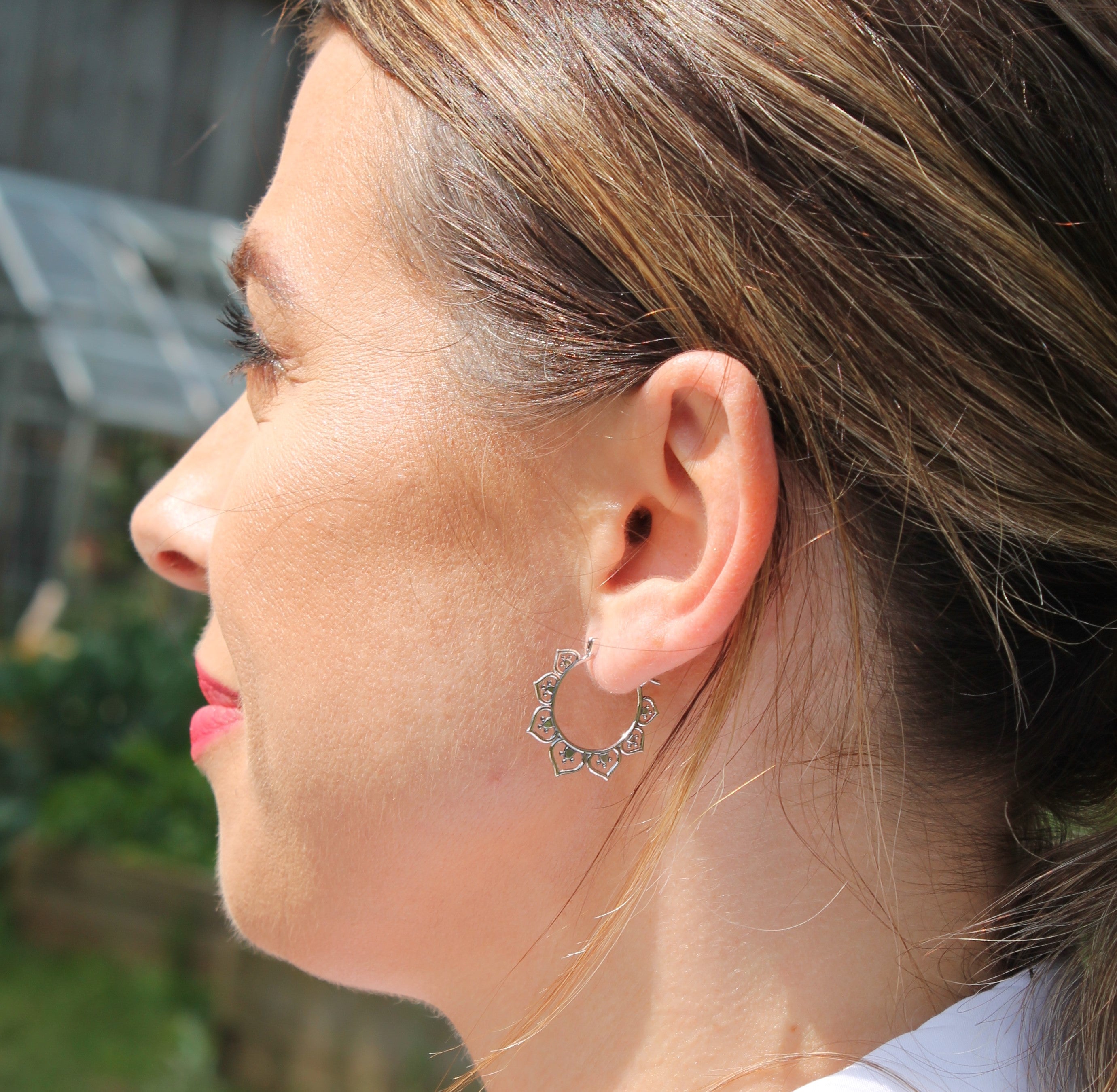 Hoop earrings