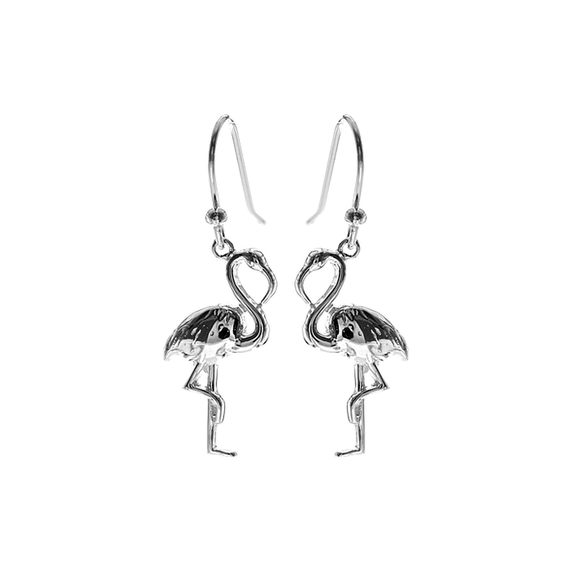 Flamingo earrings