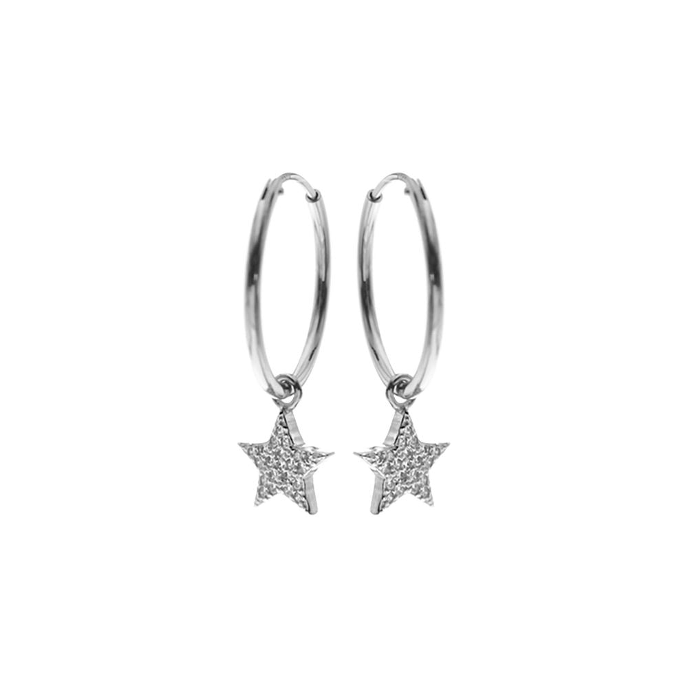 Natalie CZ star drop sleepers