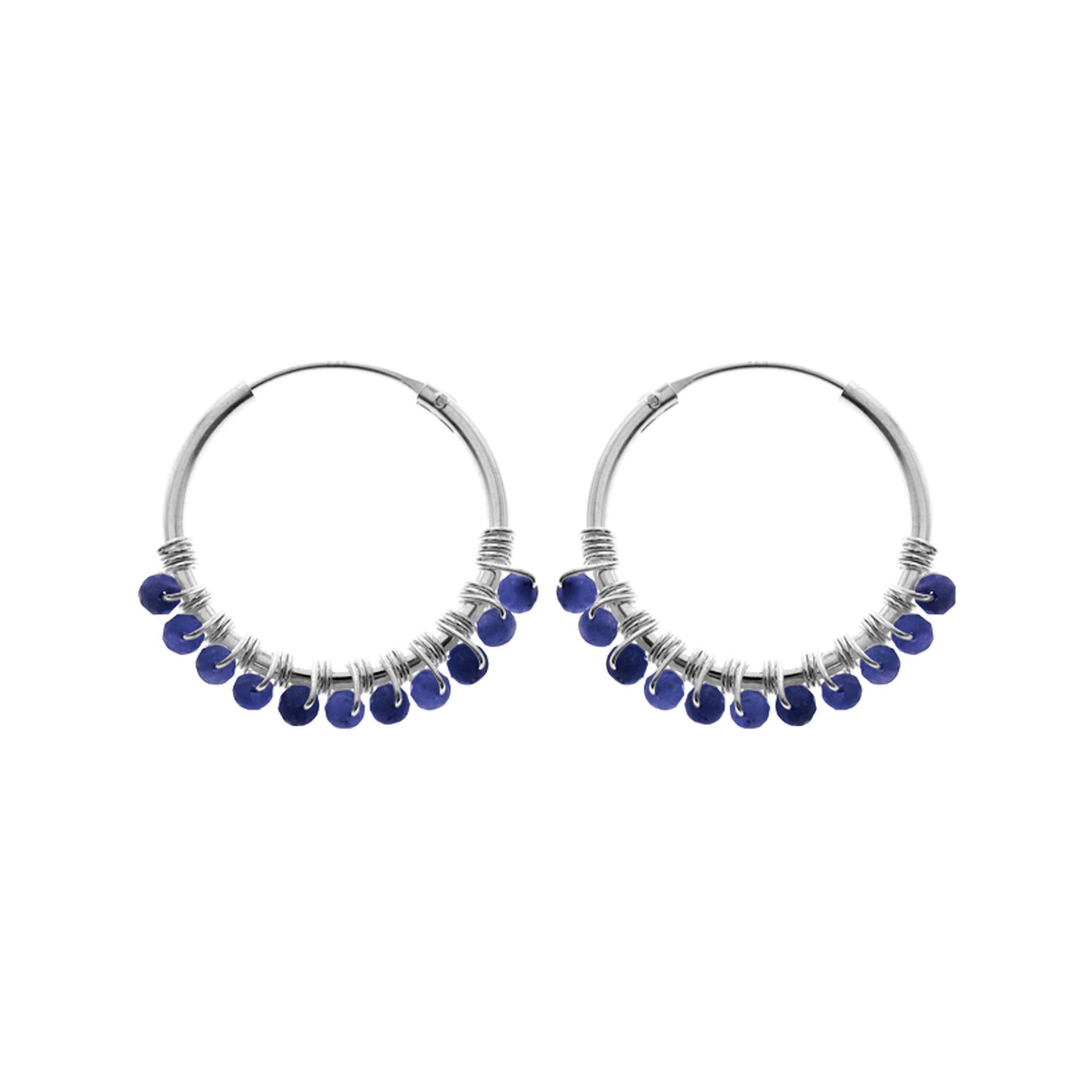 Avianna sleeper with lapis lazuli droplets