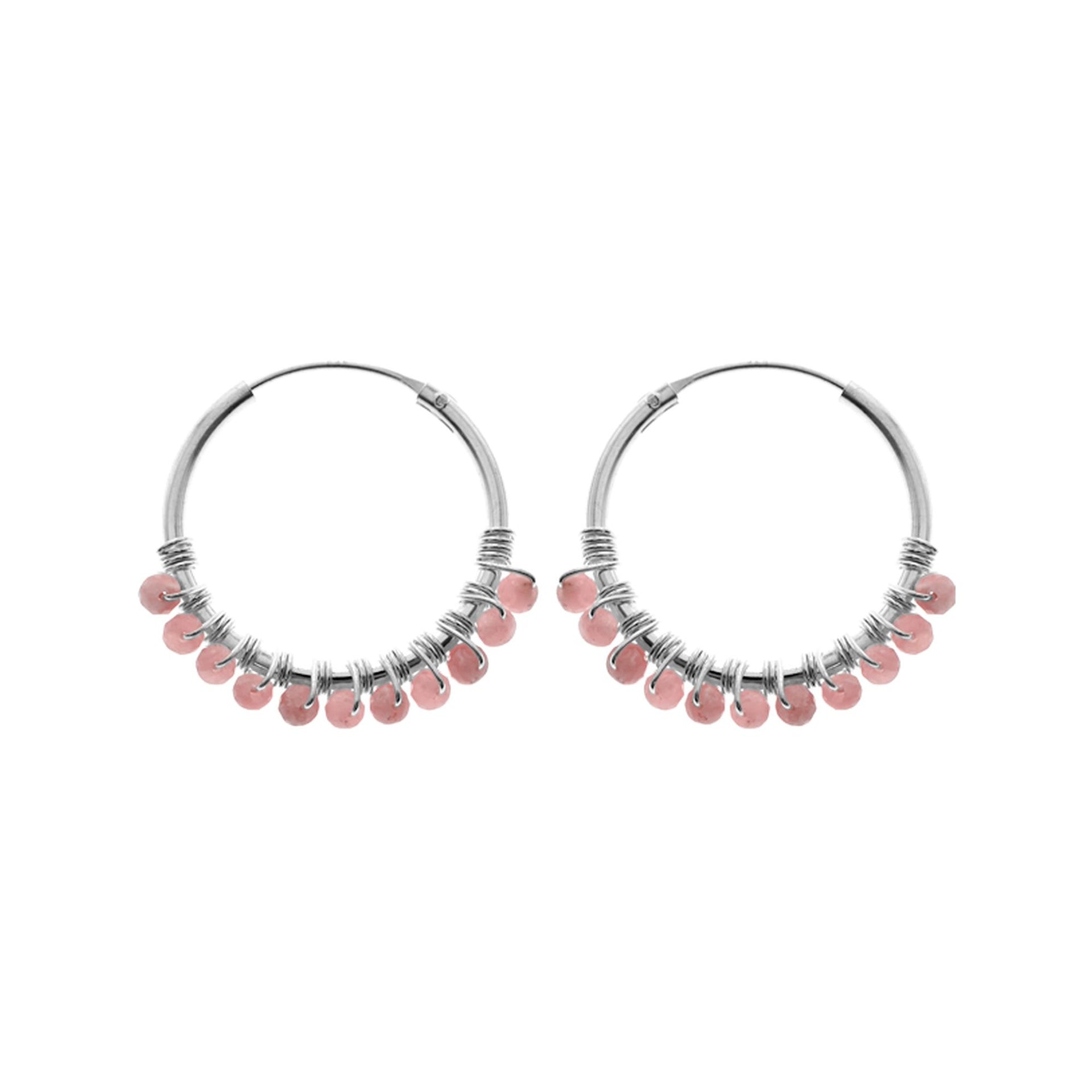 Avianna sleeper multi rhodonite droplets