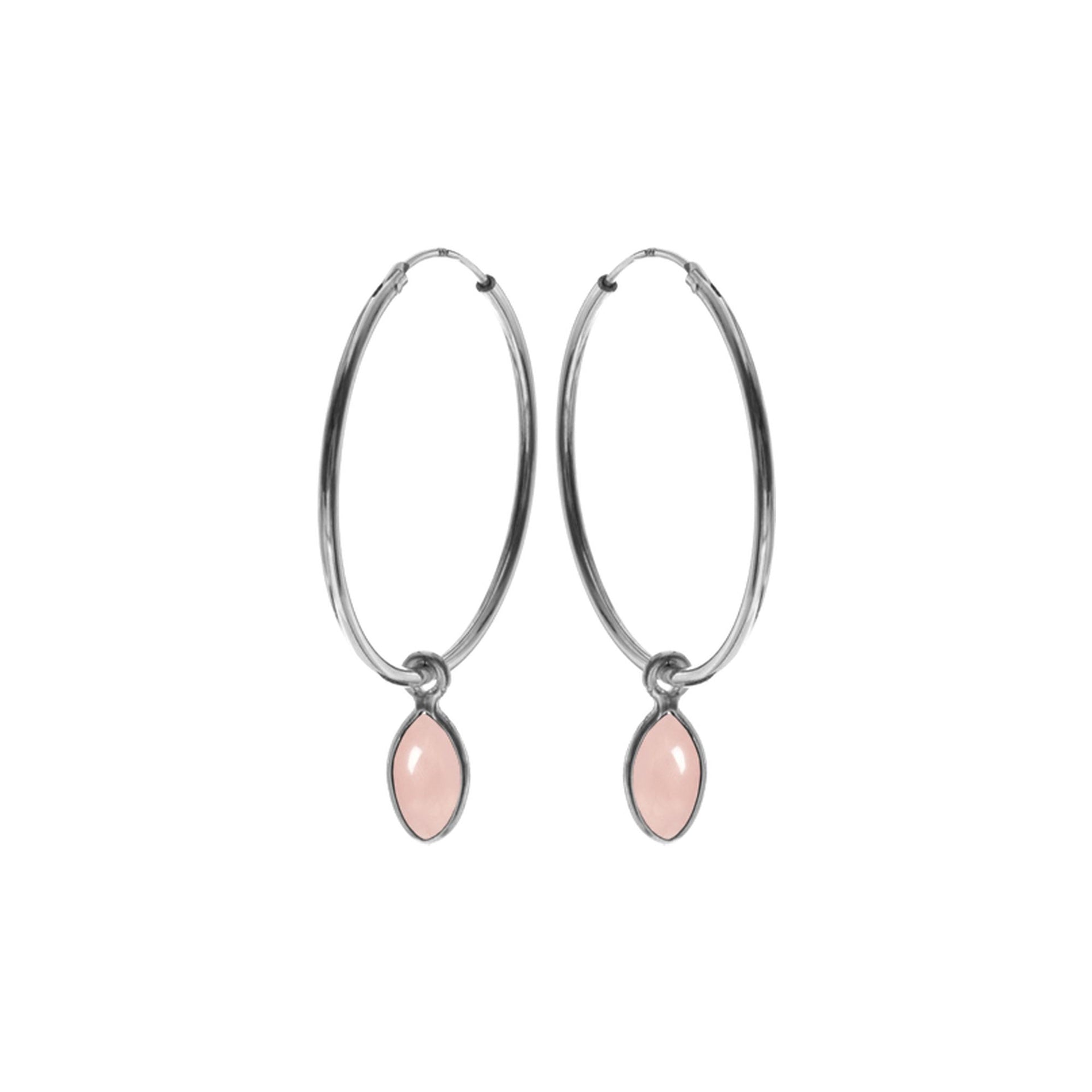 Ivy sleeper with marquis rose quartz
