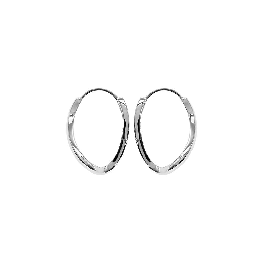 Phoebe wavy elliptical hoops
