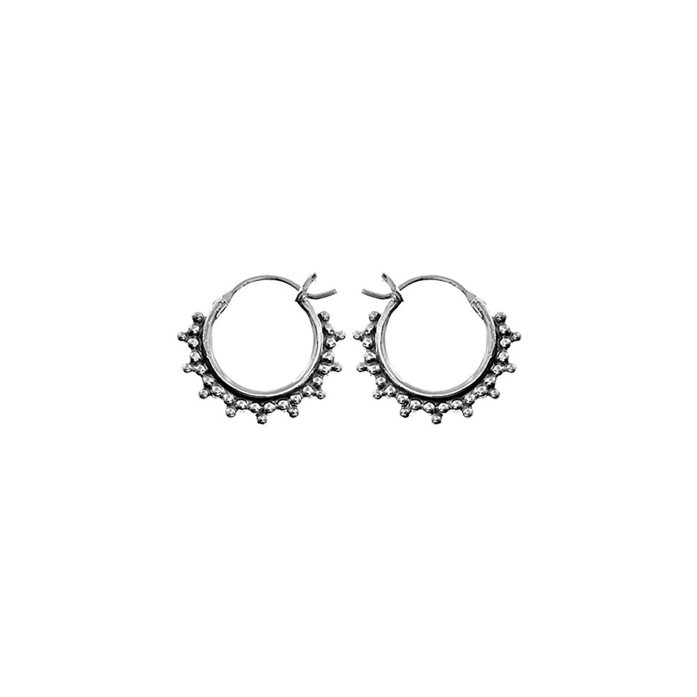 Isla small bobble hoops