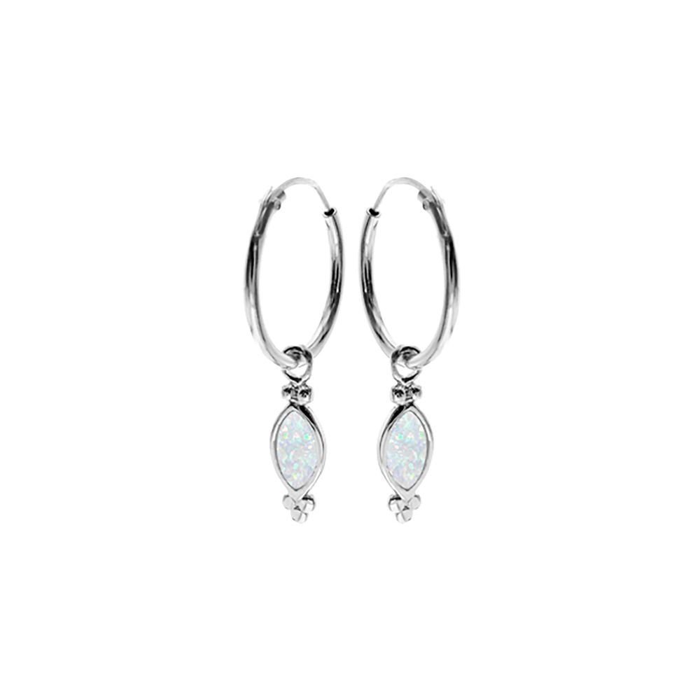 Shannon marquis white opal charm sleepers