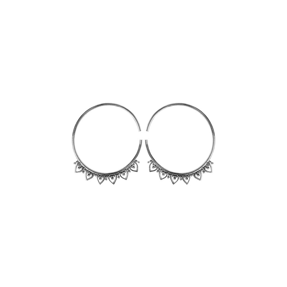 Isla vintage open hoops