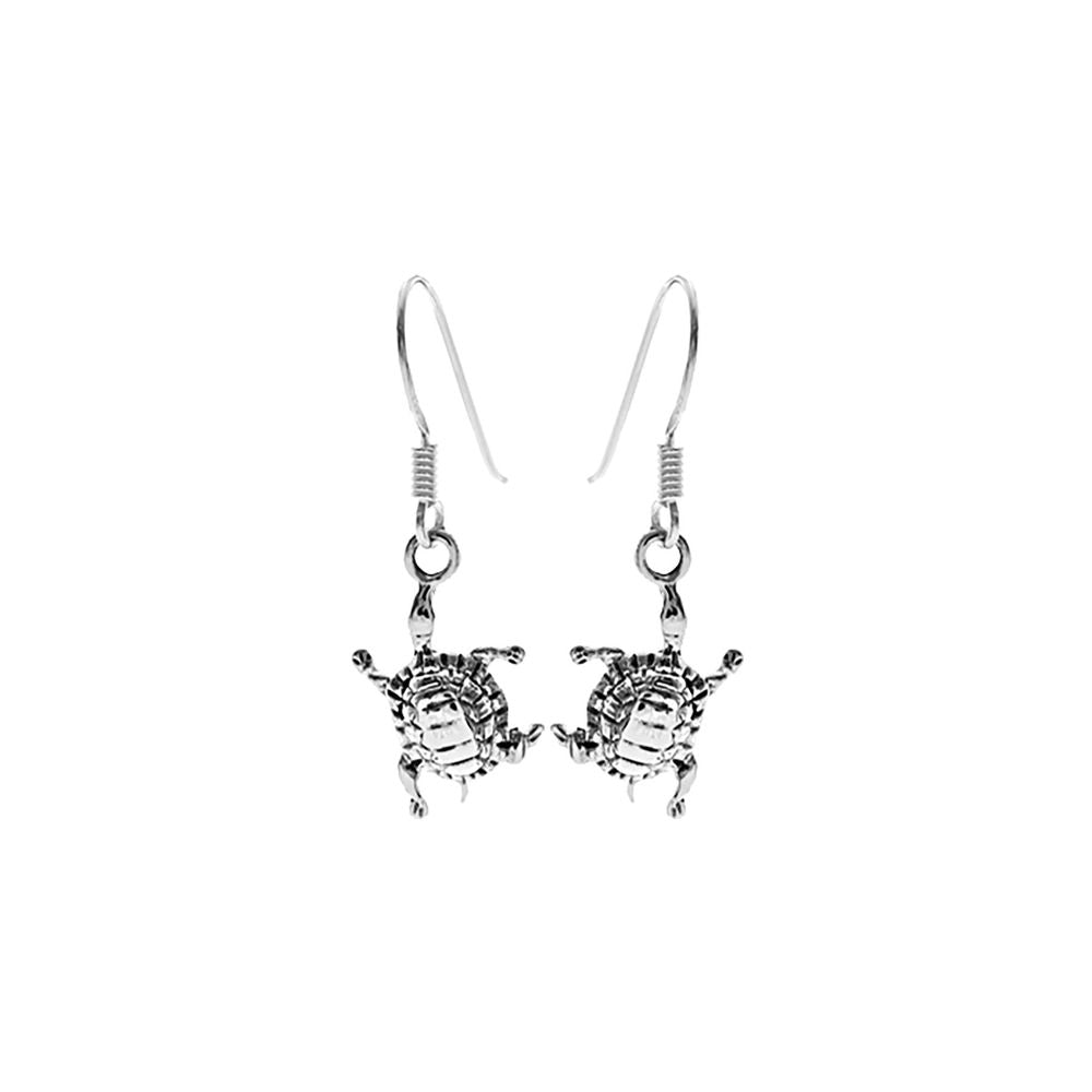 Smile oxidised tortoise earrings