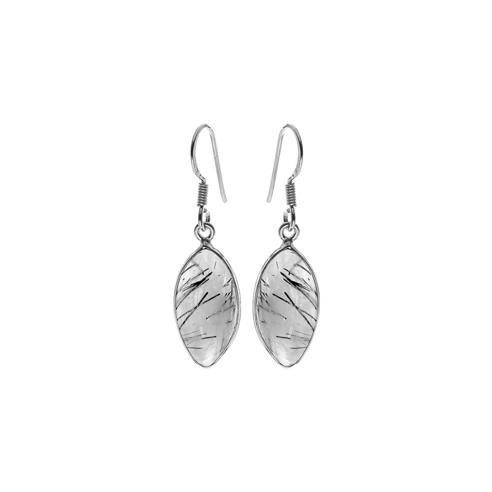 Bridget large tourmalated quartz marquis earrings