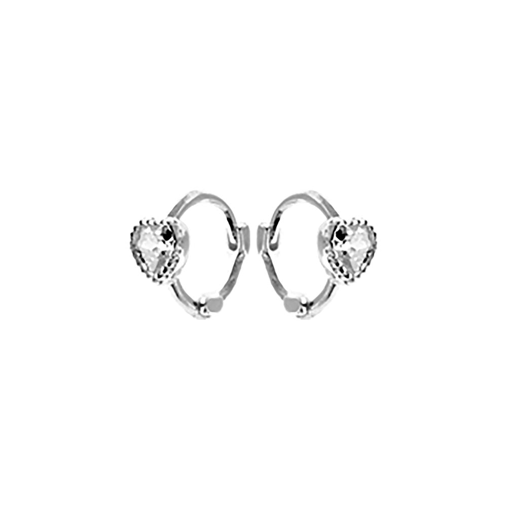 Carrie huggies CZ hearts