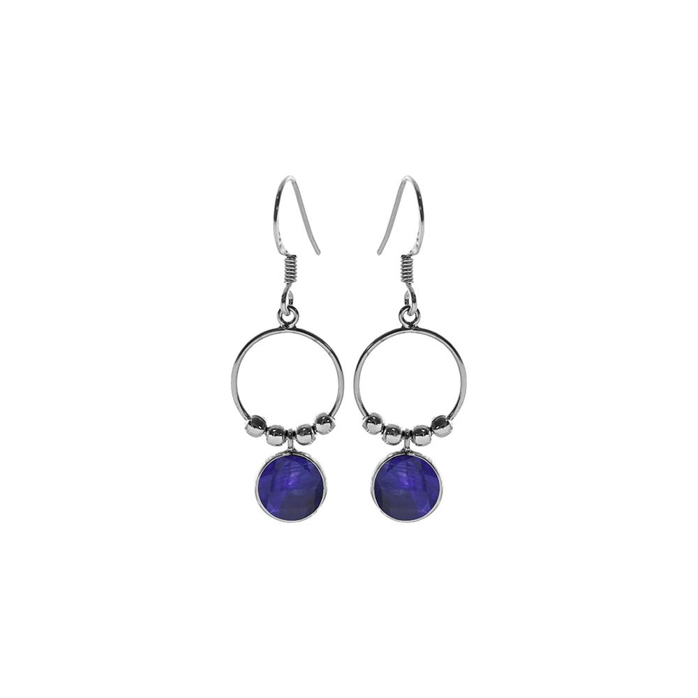 Juliet sapphire quartz ring and bead earrings
