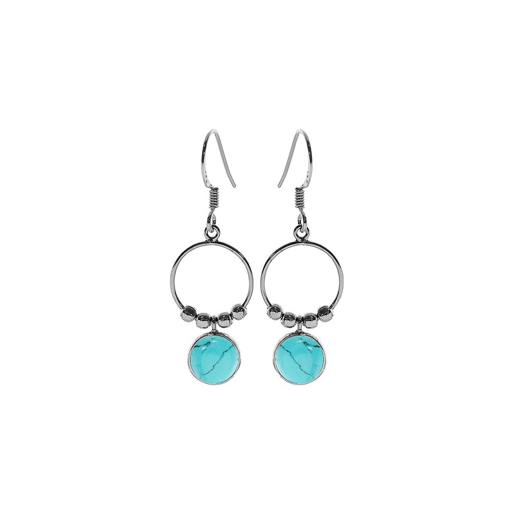 Juliet turquoise ring and bead earrings