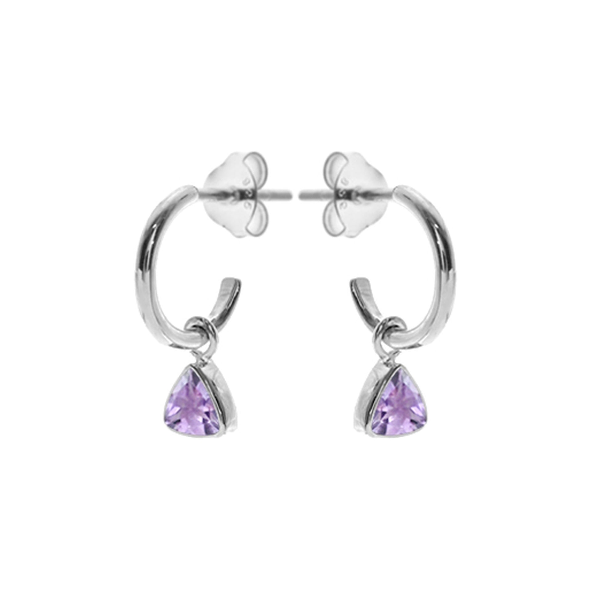 Samira trillion amethyst hoops