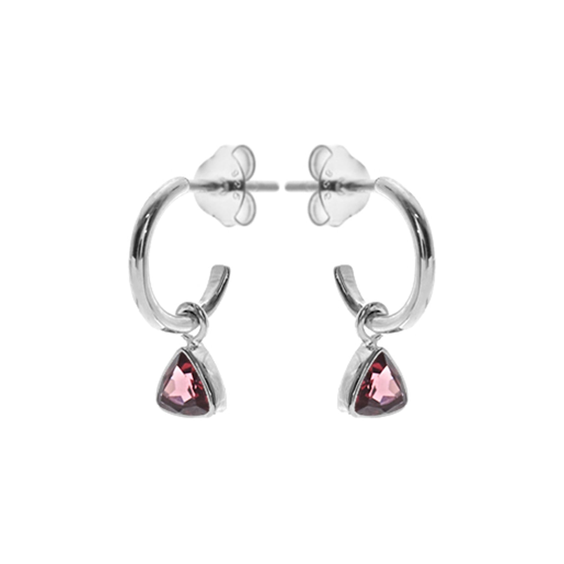 Samira trillion garnet hoops