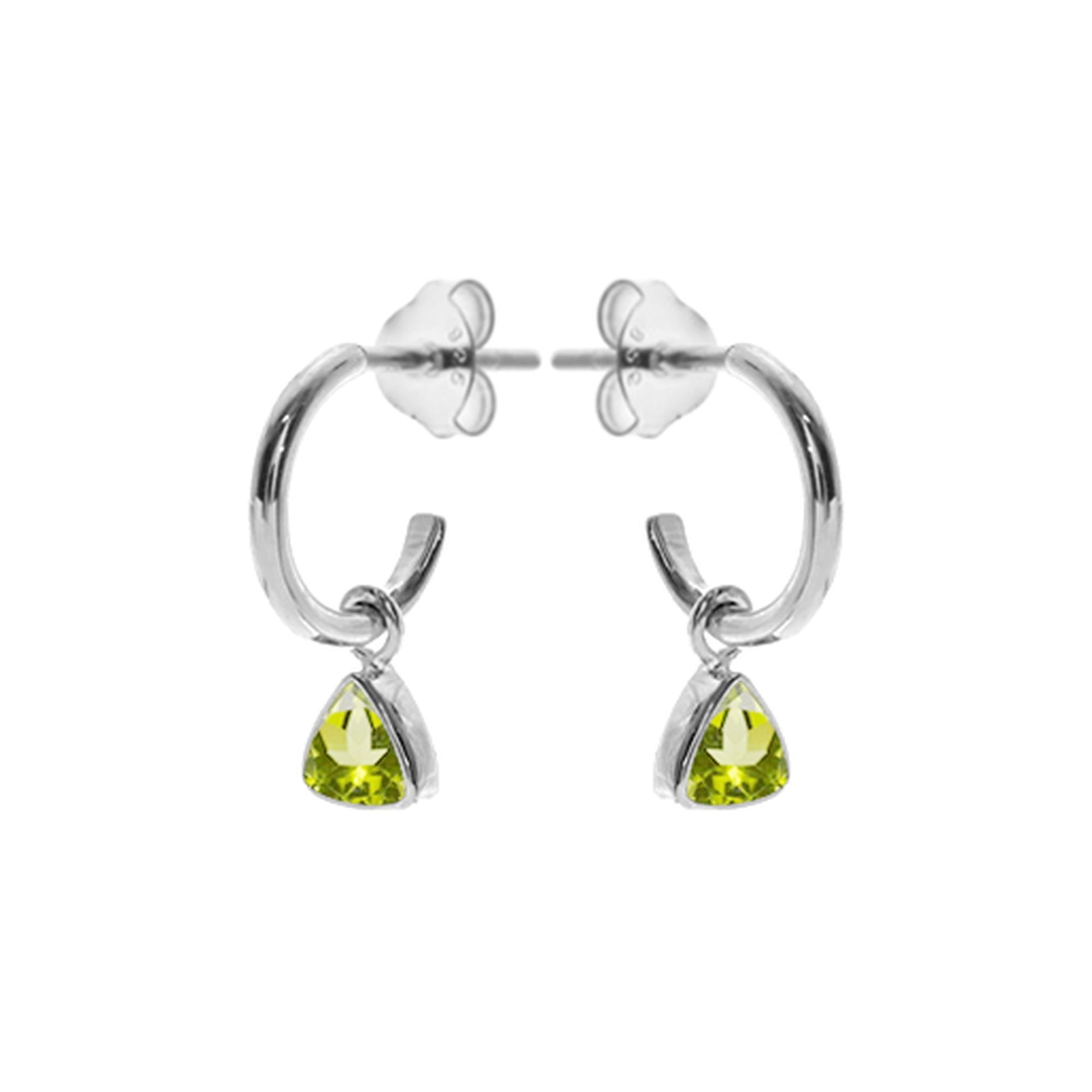 Samira trillion peridot hoops