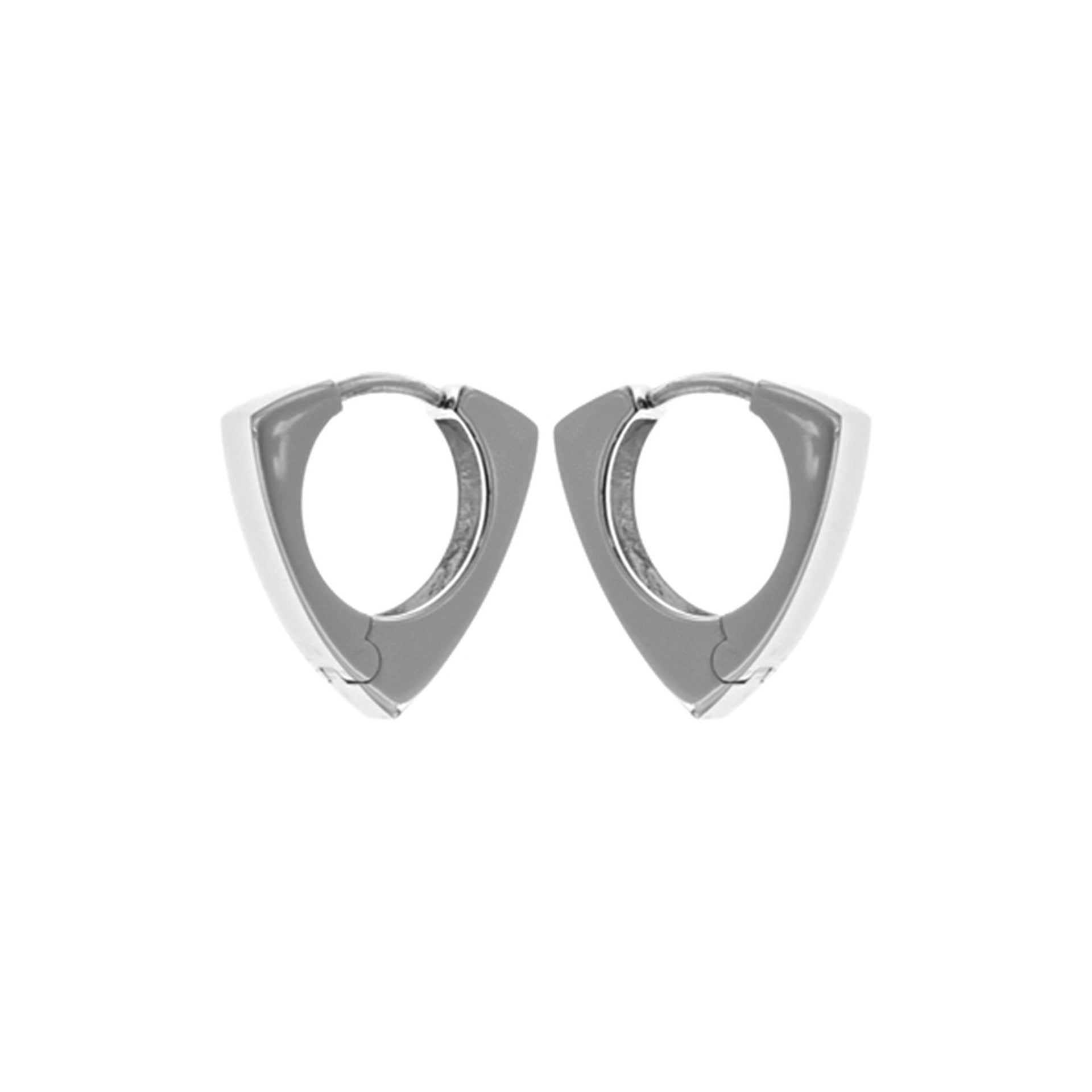 Diana reuleaux triangle hoop earrings
