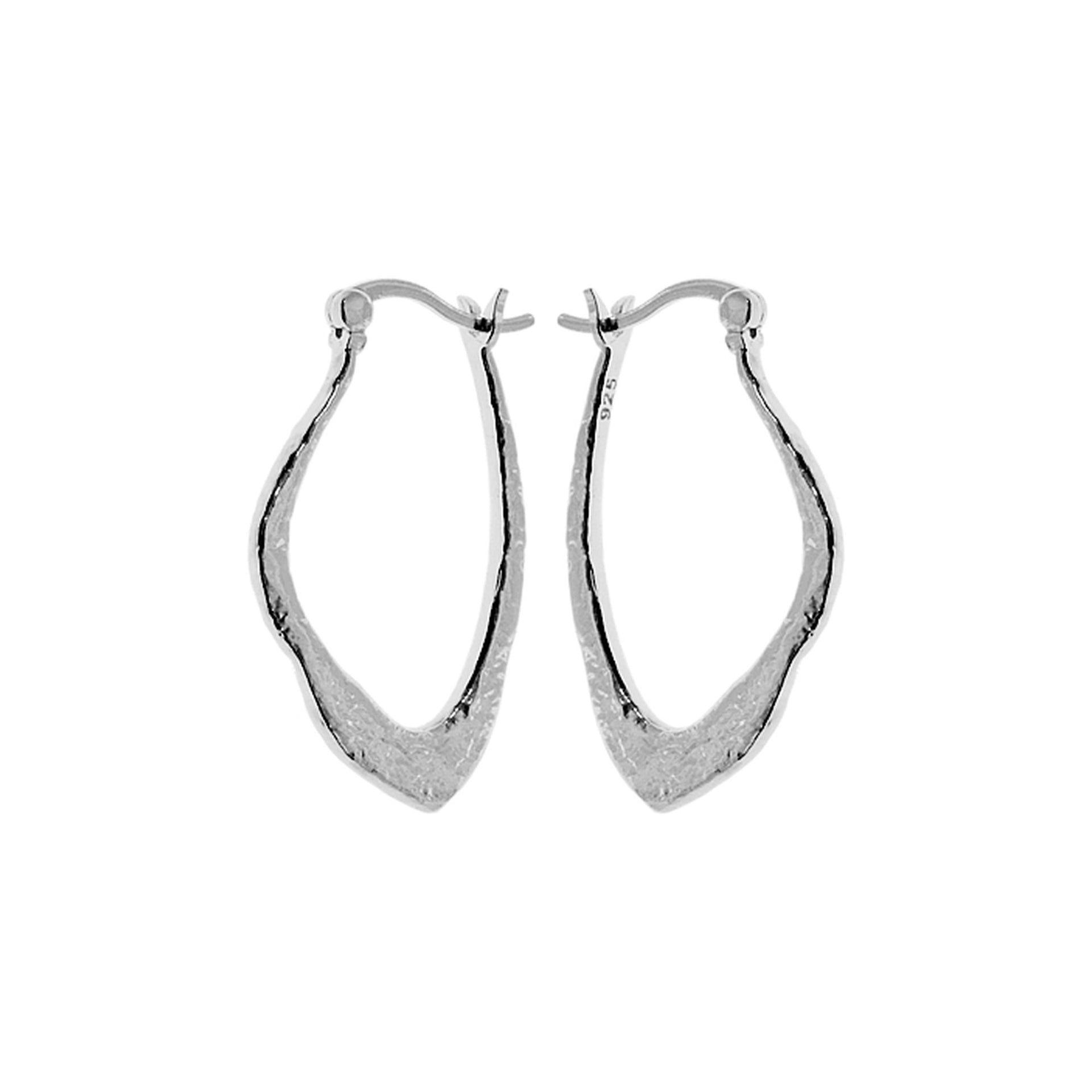 Lexi freeform textured hoops