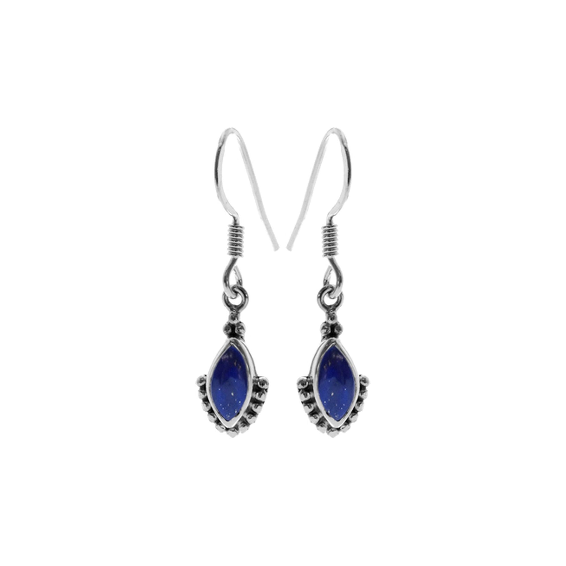 Isla marquis lapis lazuli earrings