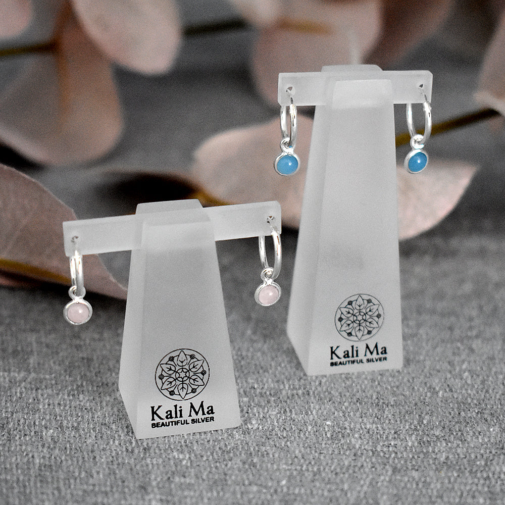 Ivy sleeper with rose quartz charm