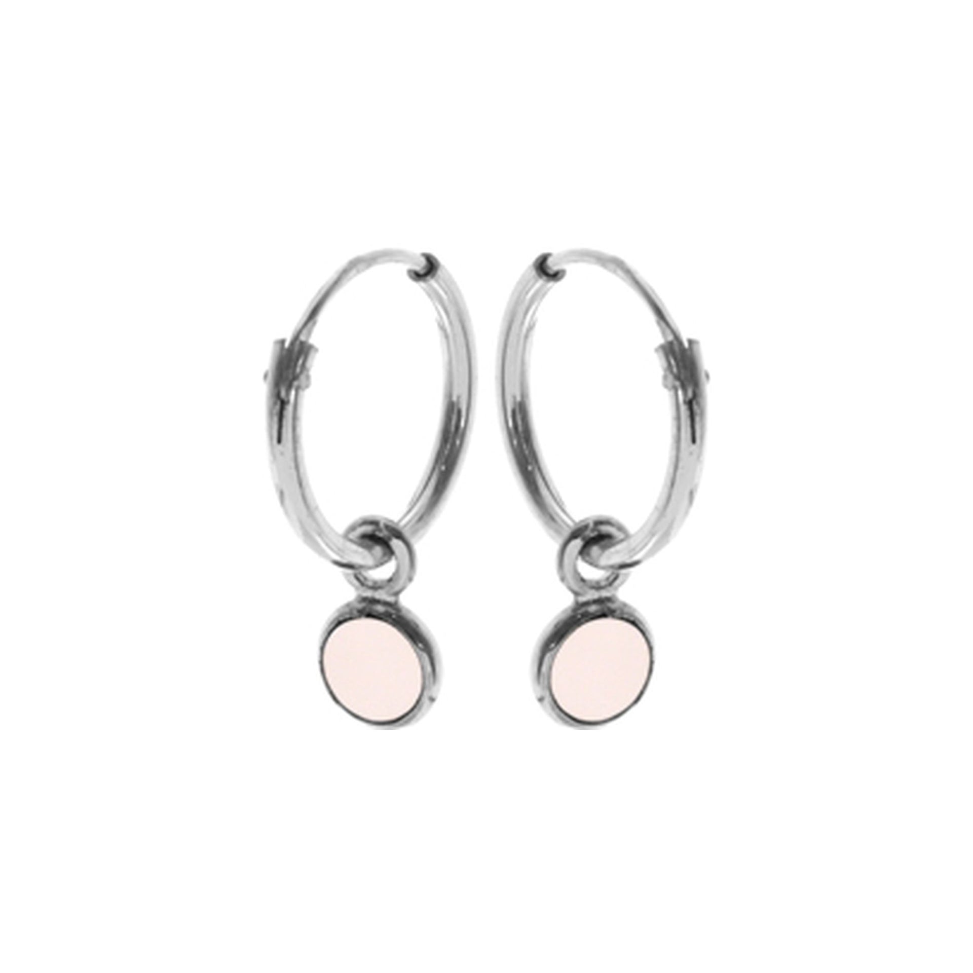 Ivy sleeper with rose quartz charm