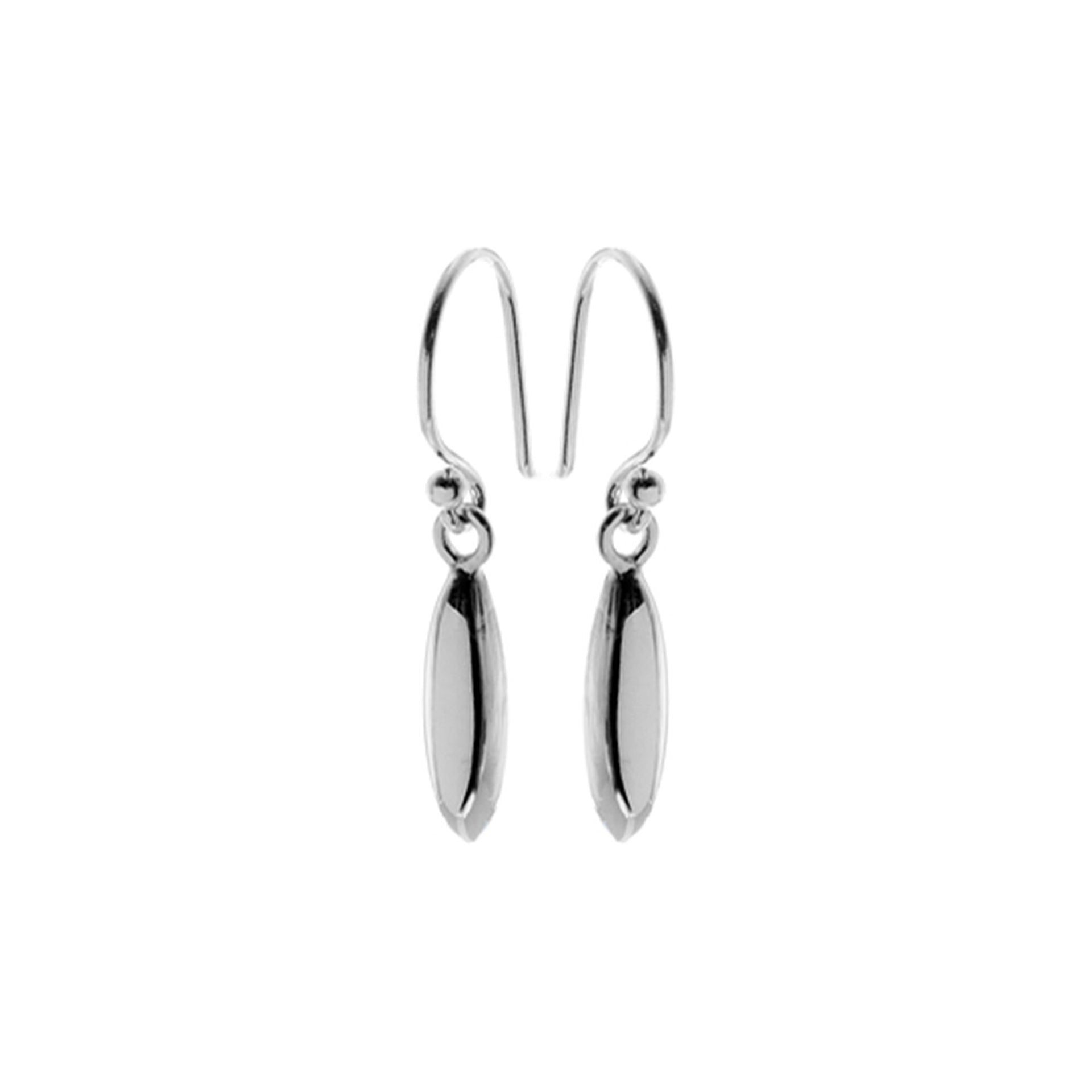 Bria simple ellipse earrings