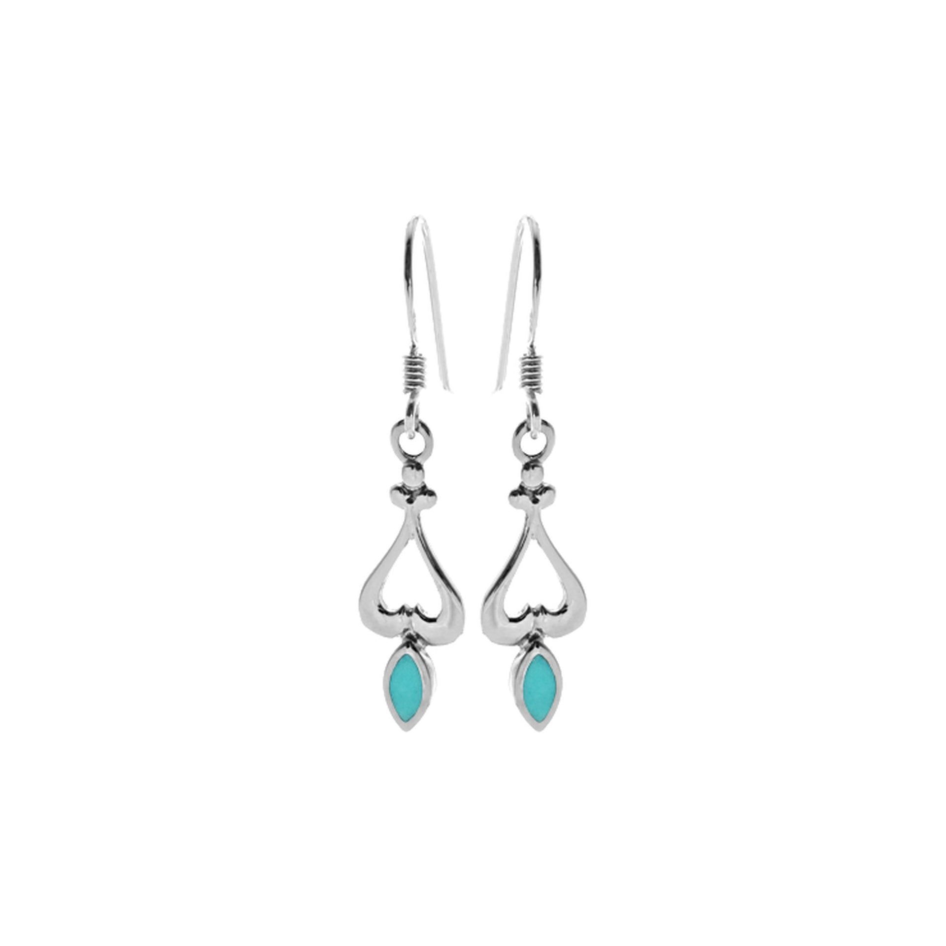 Tilly spade turquoise earrings