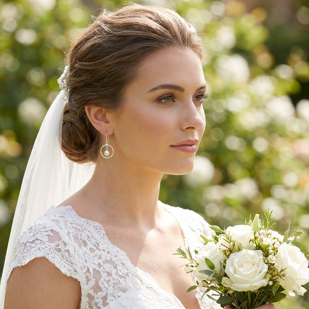 Blythe hoop surround drop earrings