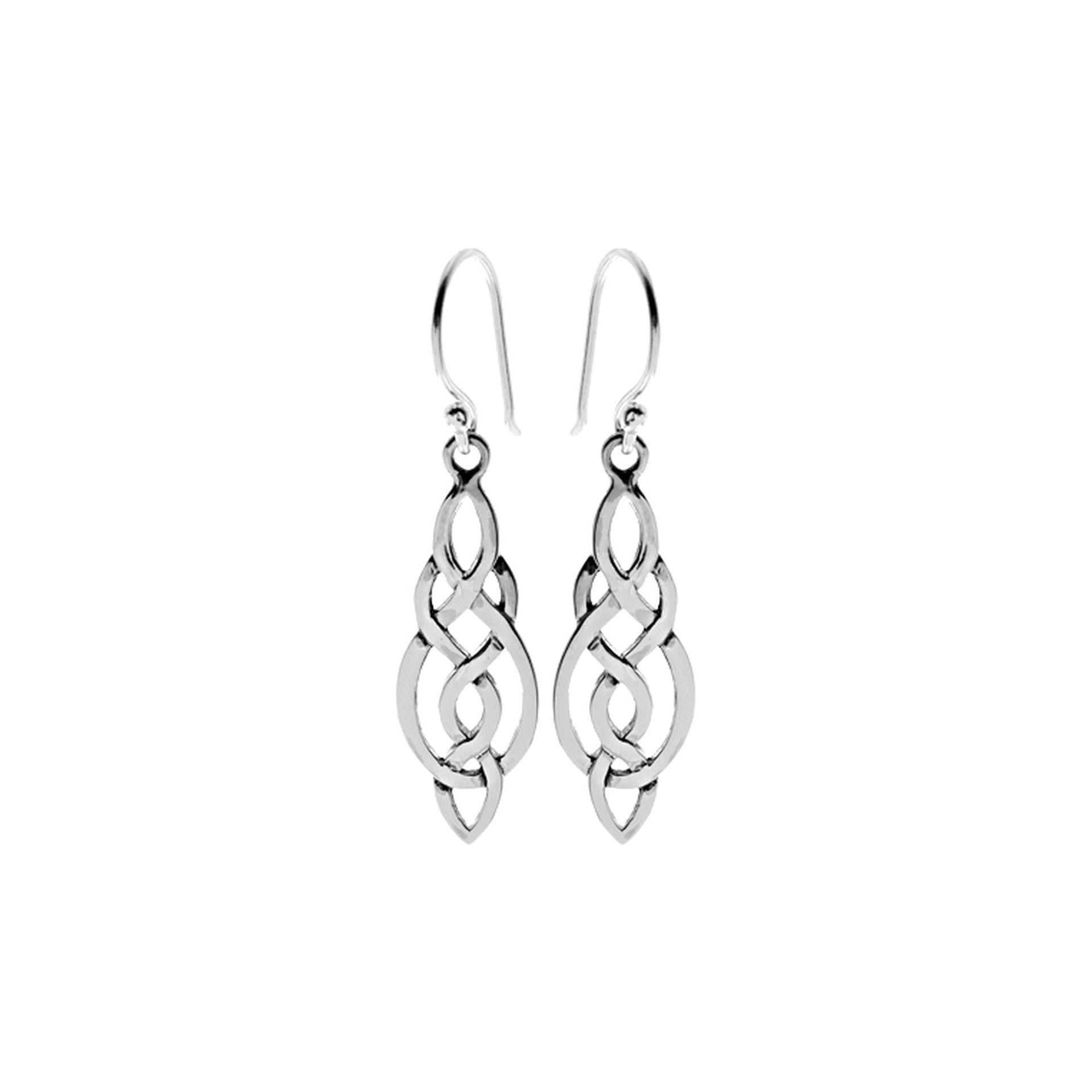 Paige slim knot earrings