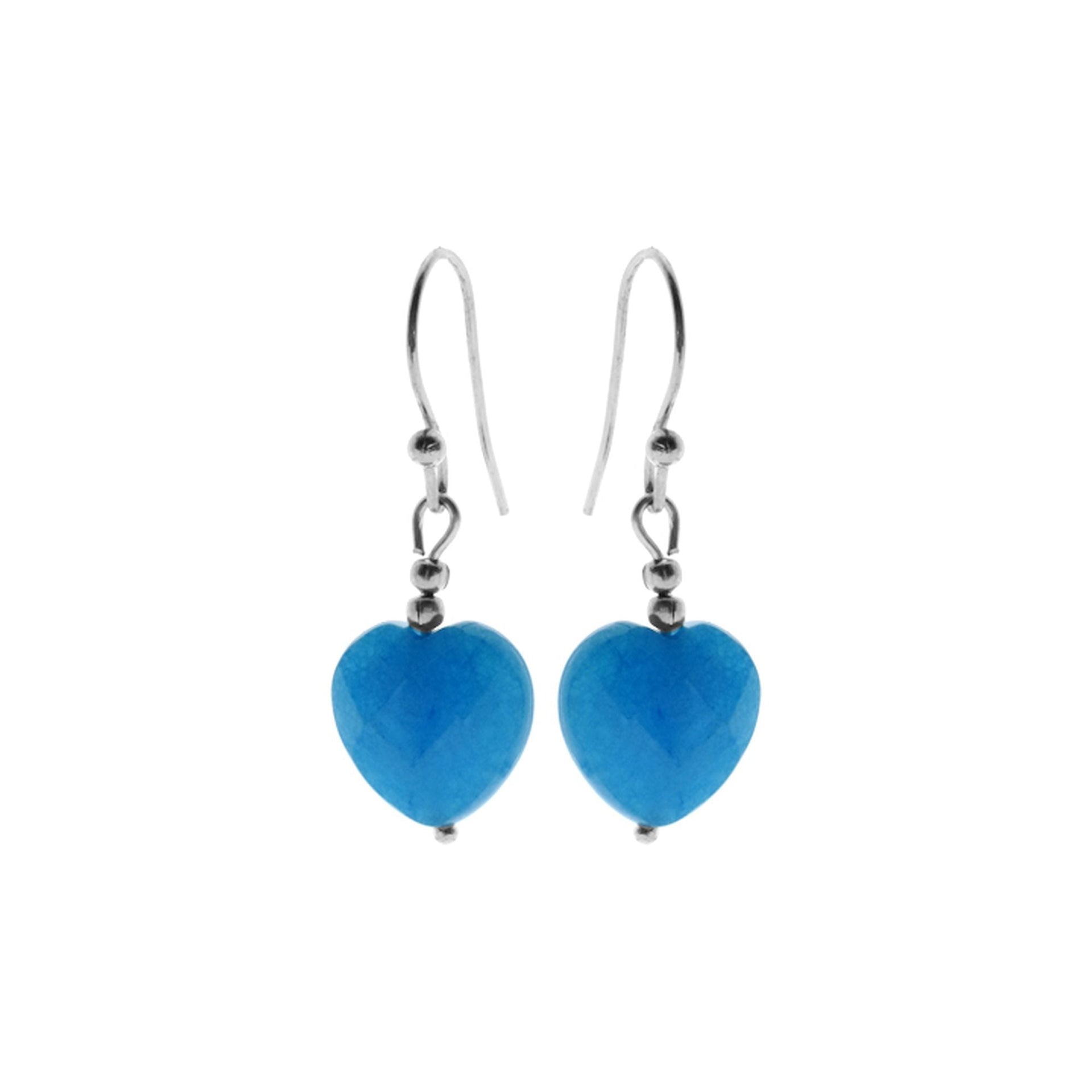 Chloe jade heart earrings