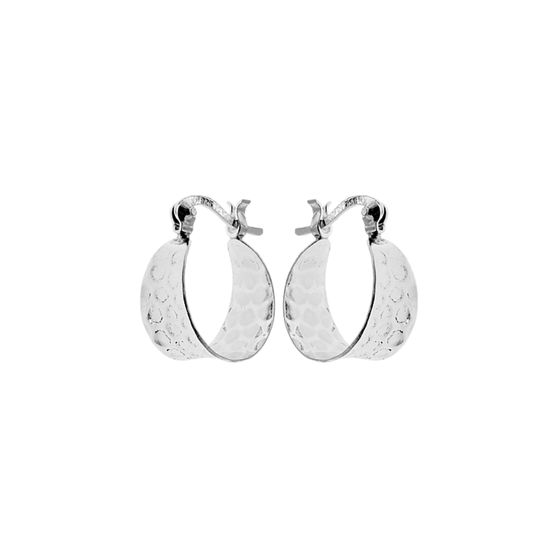 Lexi wedge hoop earrings