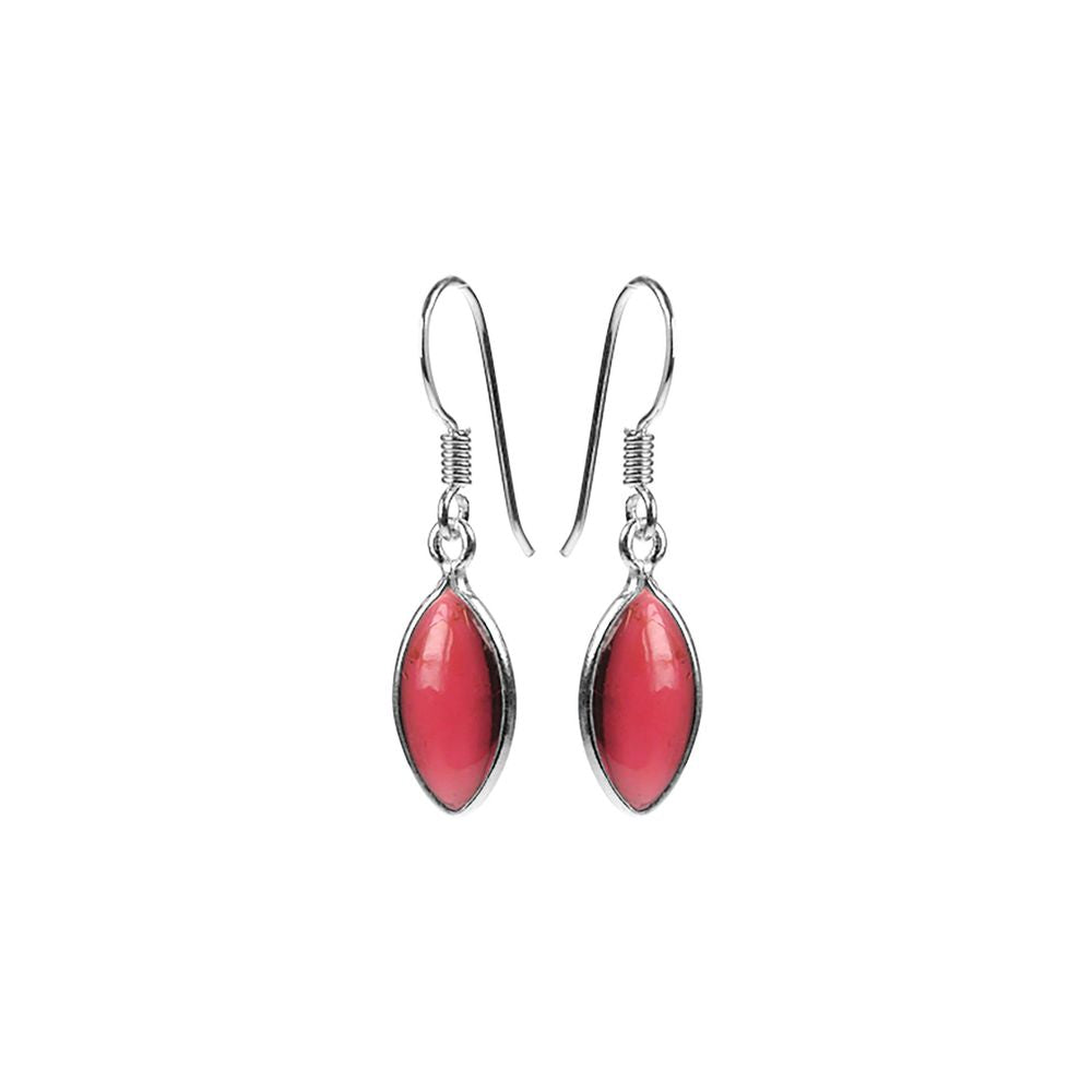 Bridget garnet marquis earrings