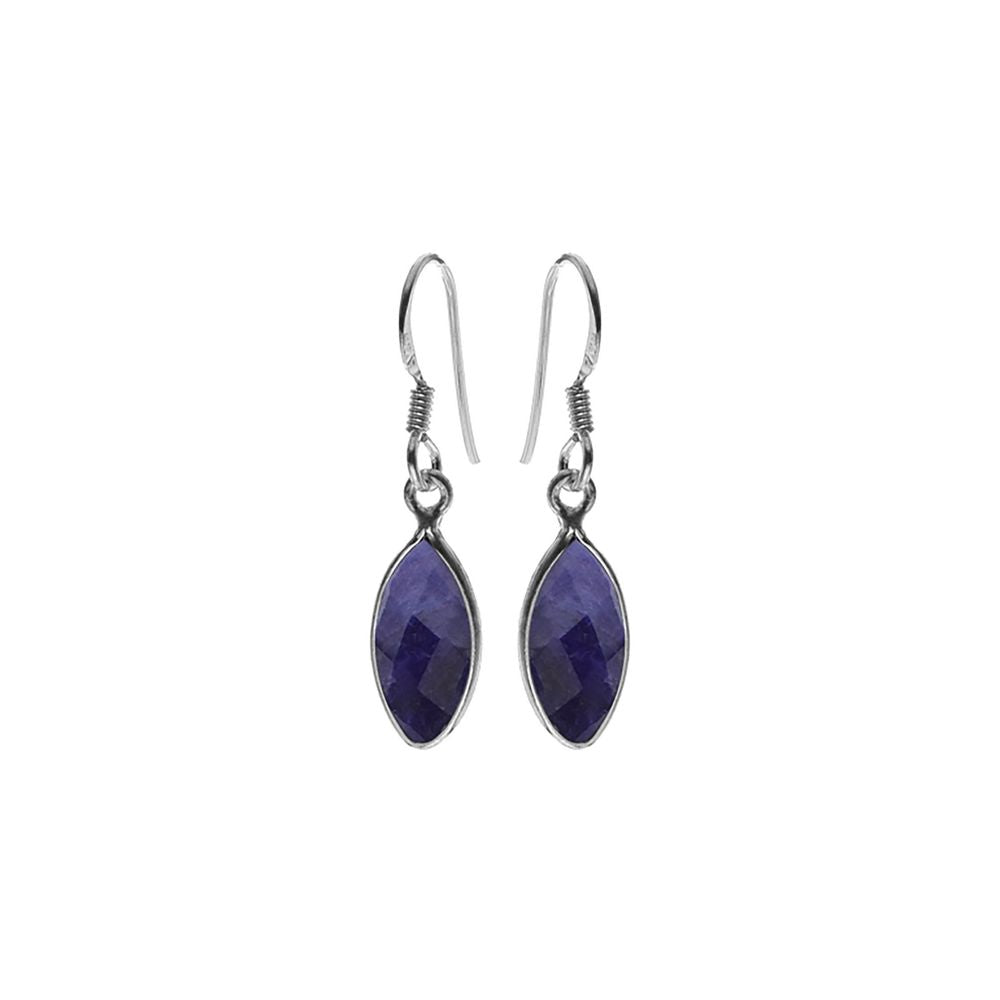Bridget sapphire quartz marquis earrings
