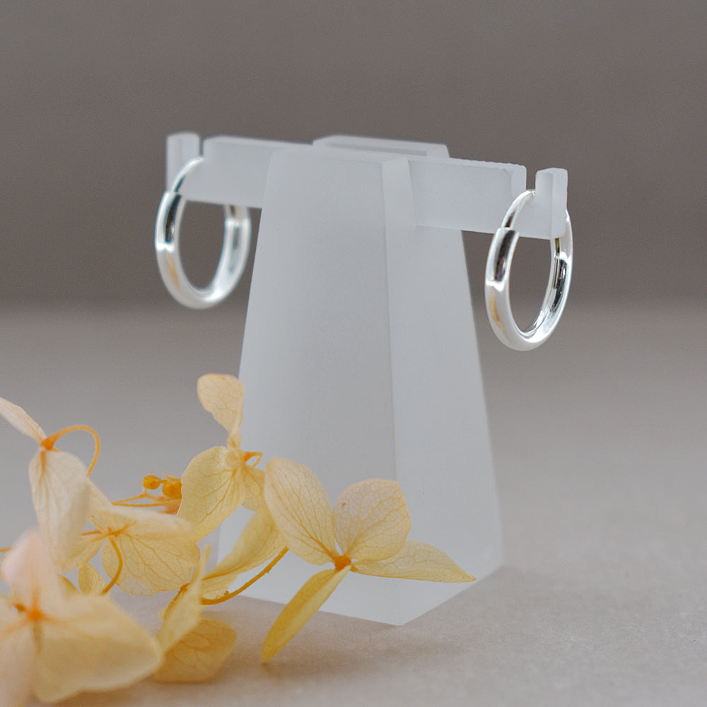 Bria 14mm hoop earrings