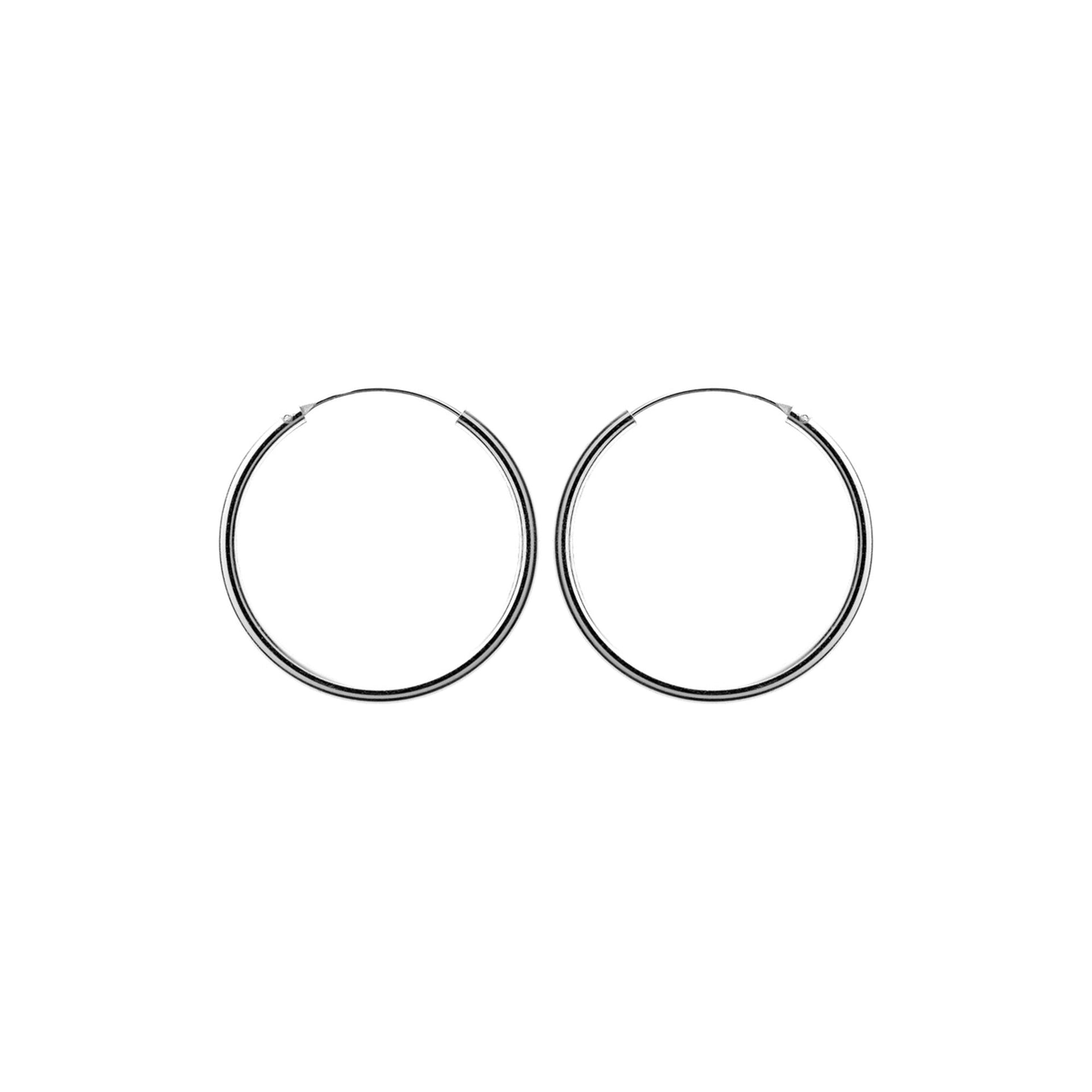 Bria 30mm hoop earrings