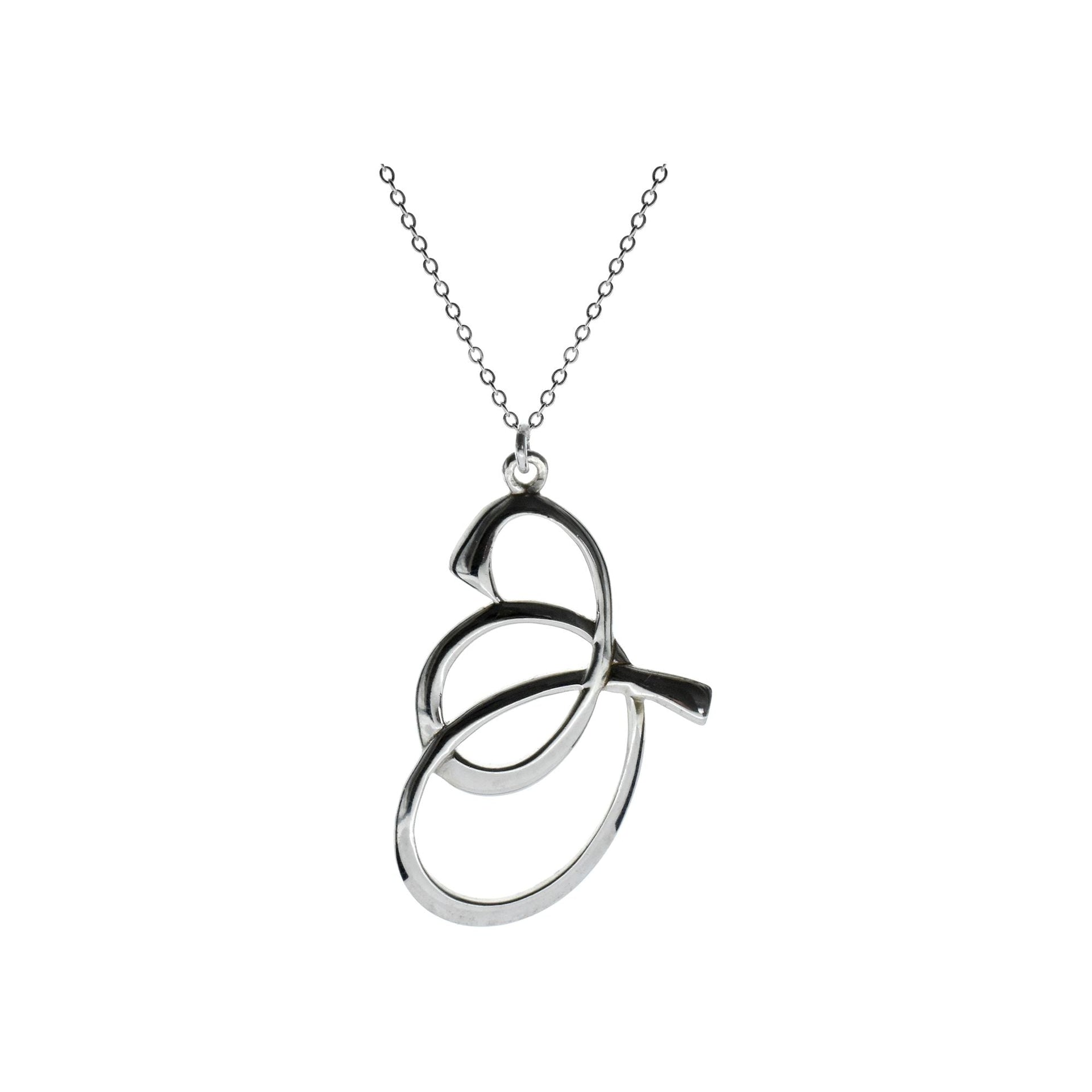 Chloe organic swirl necklace