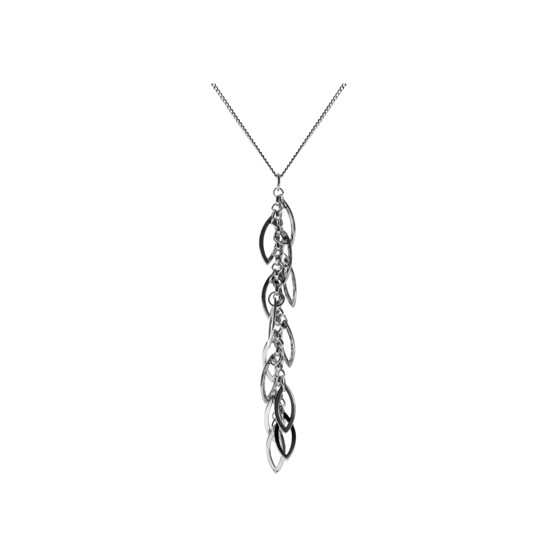 Chloe cascading leaves necklace